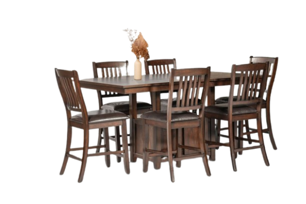 D850 - Counter Height Table + 6 Chair Set