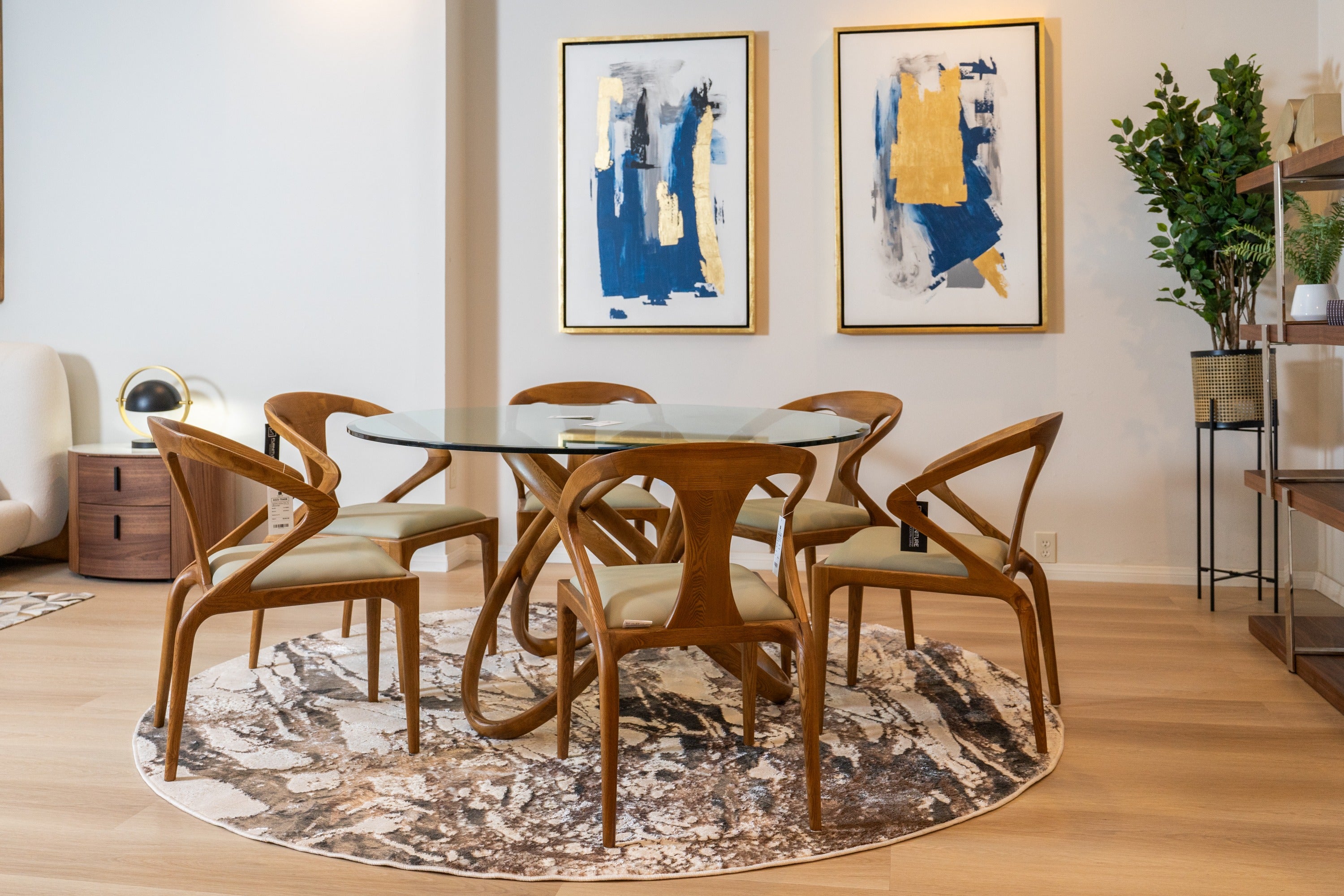 Modrest Campbell Walnut Dining Chair