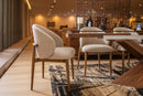 Modrest Blum - Modern Beige Linen Dining Chair