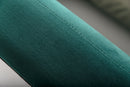 Nova Domus Durango Modern Green Fabric & Walnut Bed