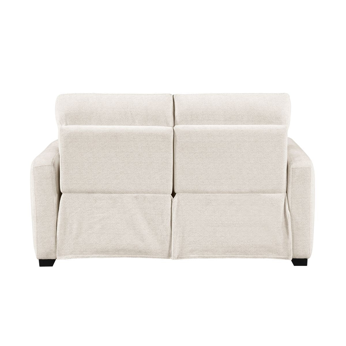 Vera - Power Double Reclining Loveseat With USB Charging Ports - Beige