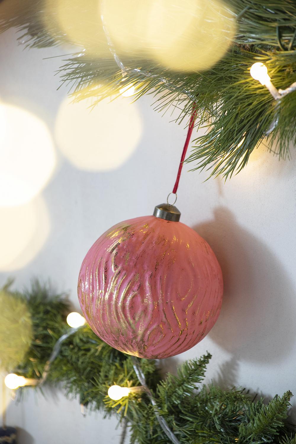 Christmas Ball Glass Decorative Hanging Ball Christmas Tree Ornaments For Holiday Party Decorations