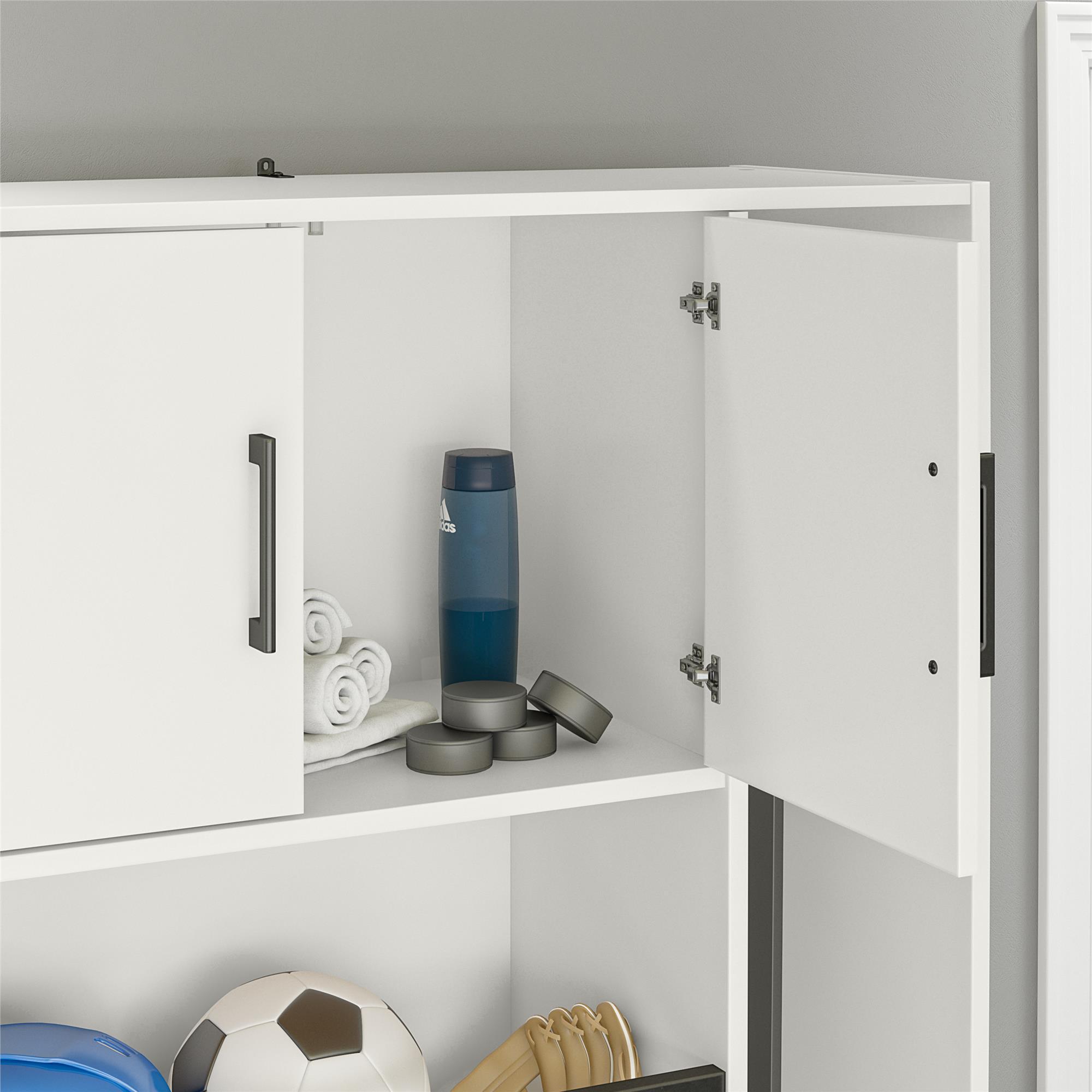 Sports Storage Cabinet - White