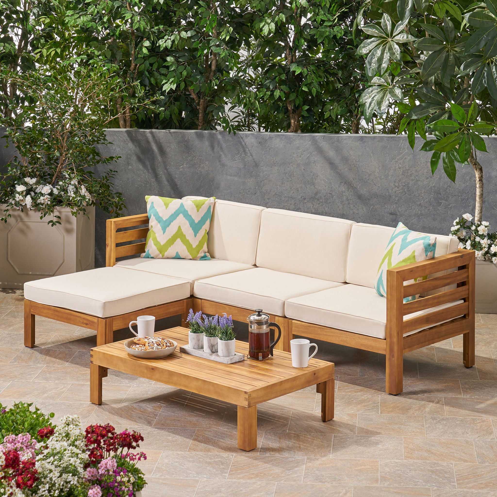 Cambridge - L Shape Sofa Set