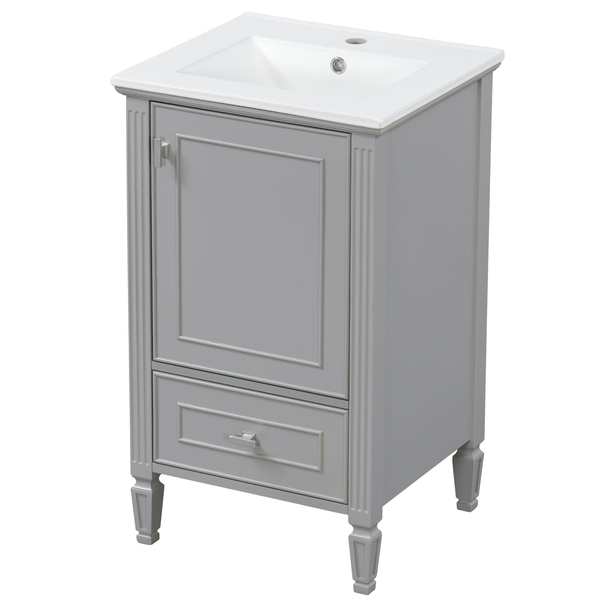 Retro Bathroom Vanity With Sink