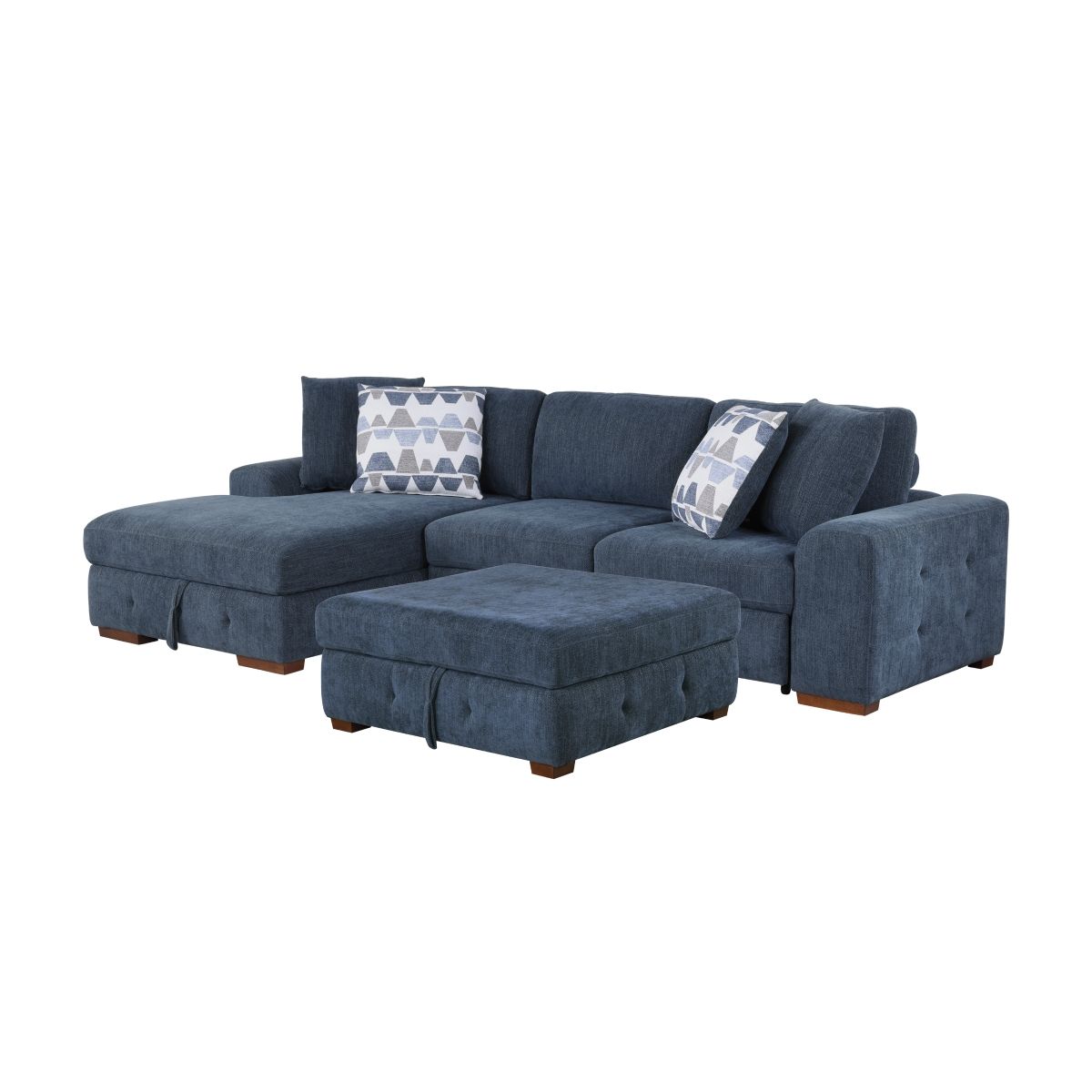 Raife - Sectional With Ottoman