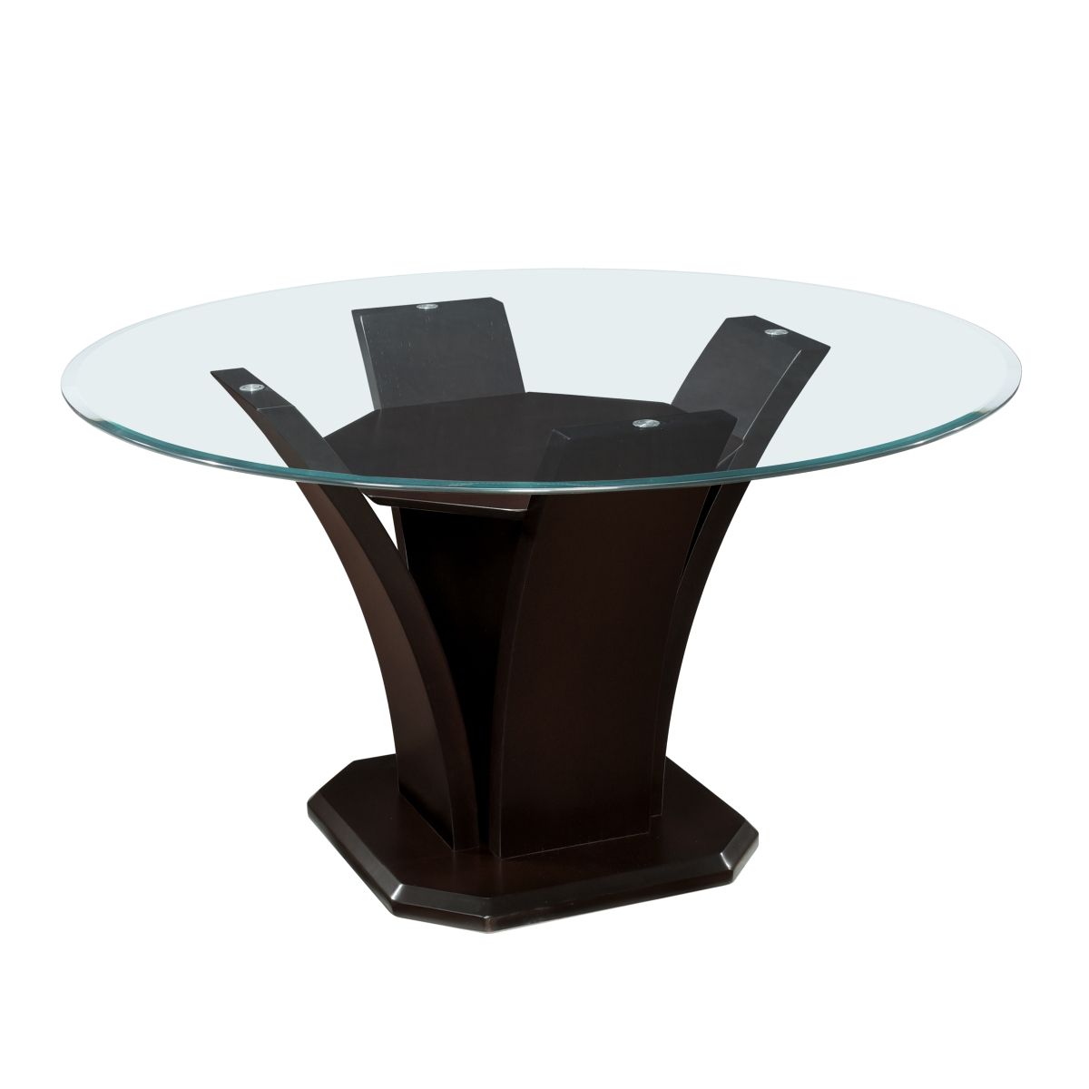 Daisy - Round Table With Glass Top