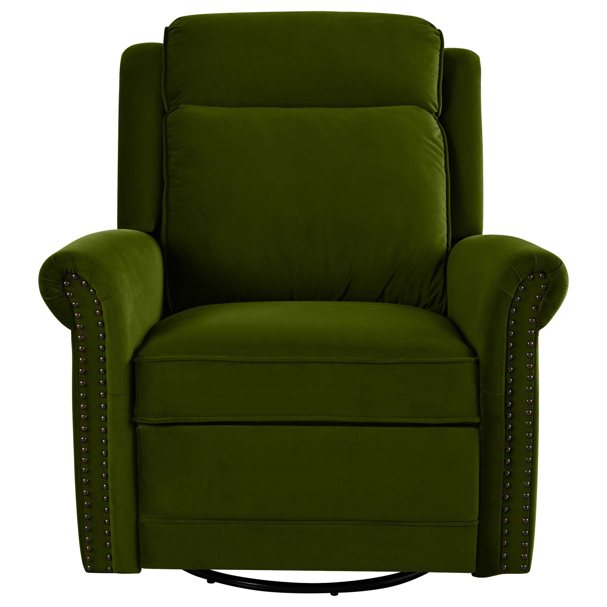 360 Degrees Swivel Recliner Manual Rocking Recliner Home With Adjustable Backrest