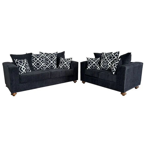 S305 Graphite Sofa and Loveseat