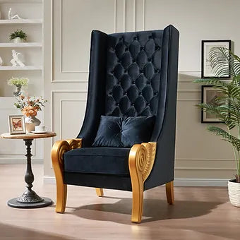 A-CH02 Throne 62.5" Tall (White) (Copy)