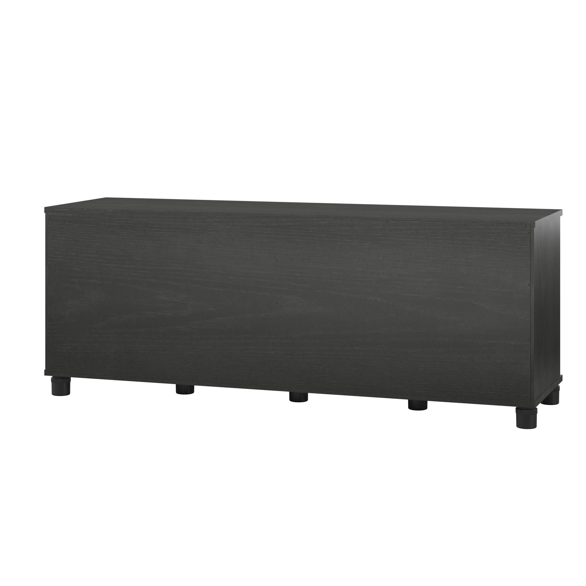 Systembuild Evolution Camberly - Shoe Storage Bench - Black Brown