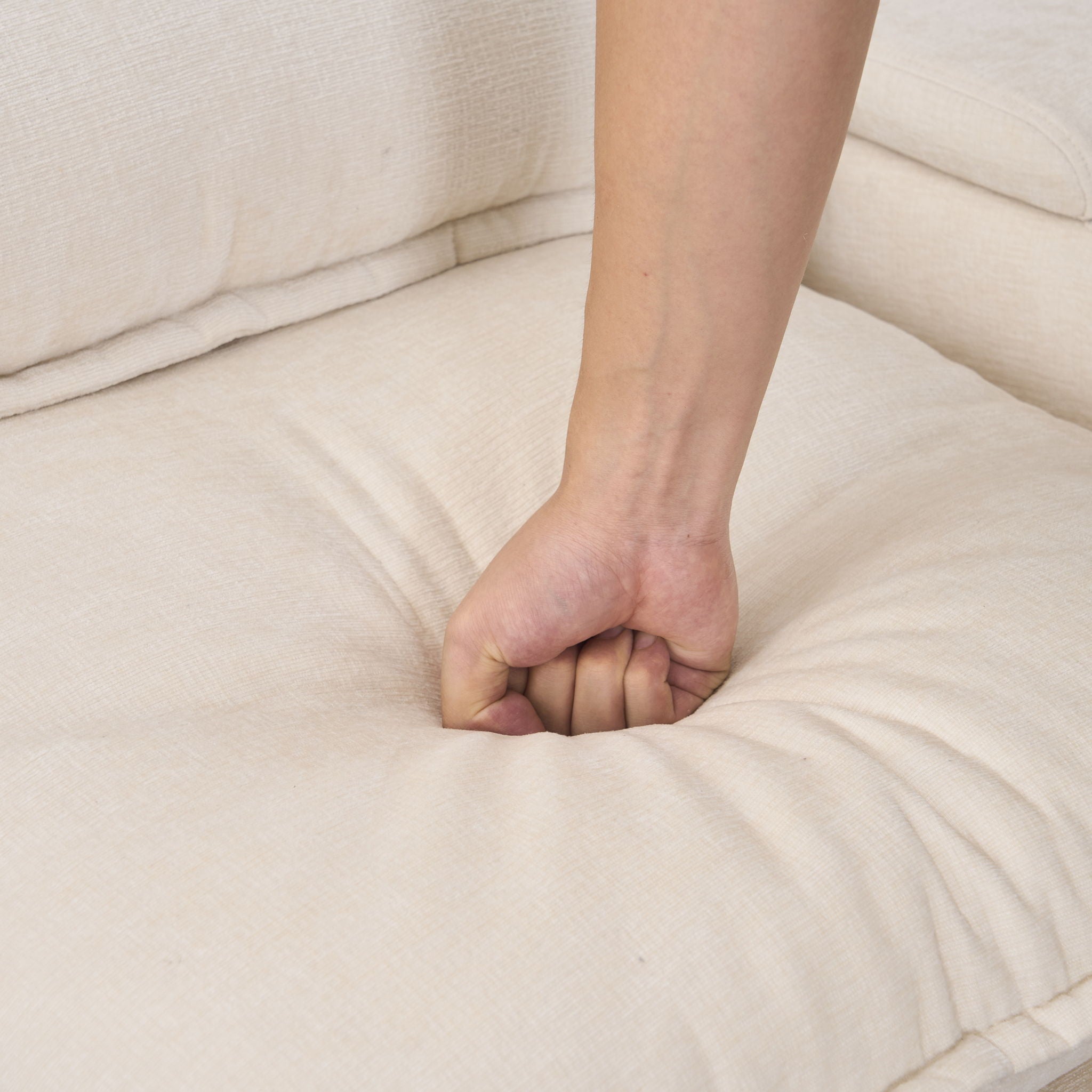 U Shaped Sofa With Console, Cupholders, USB Ports, 6 Seat, Bronzing Suede &