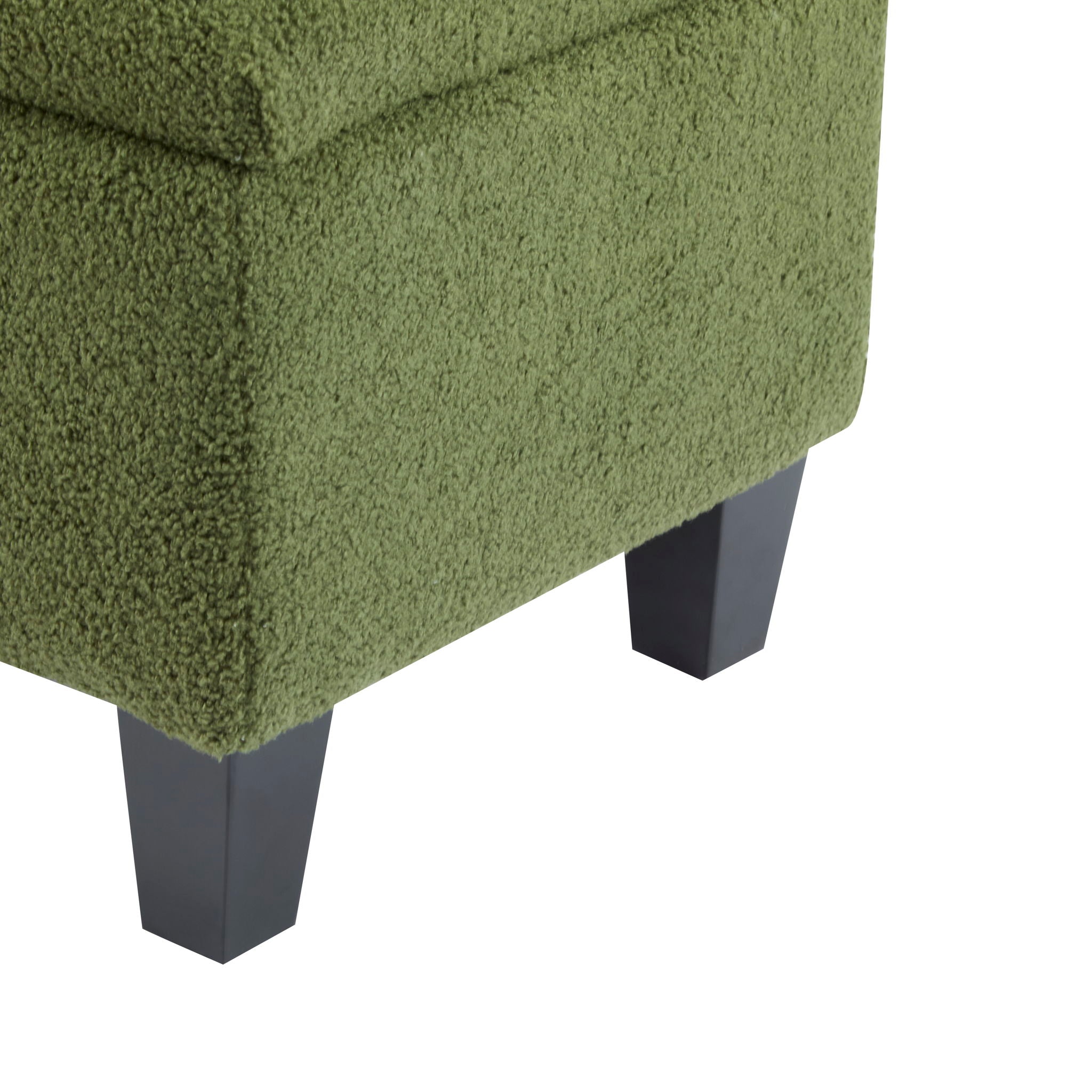 Ottoman Bench & Storage - Green