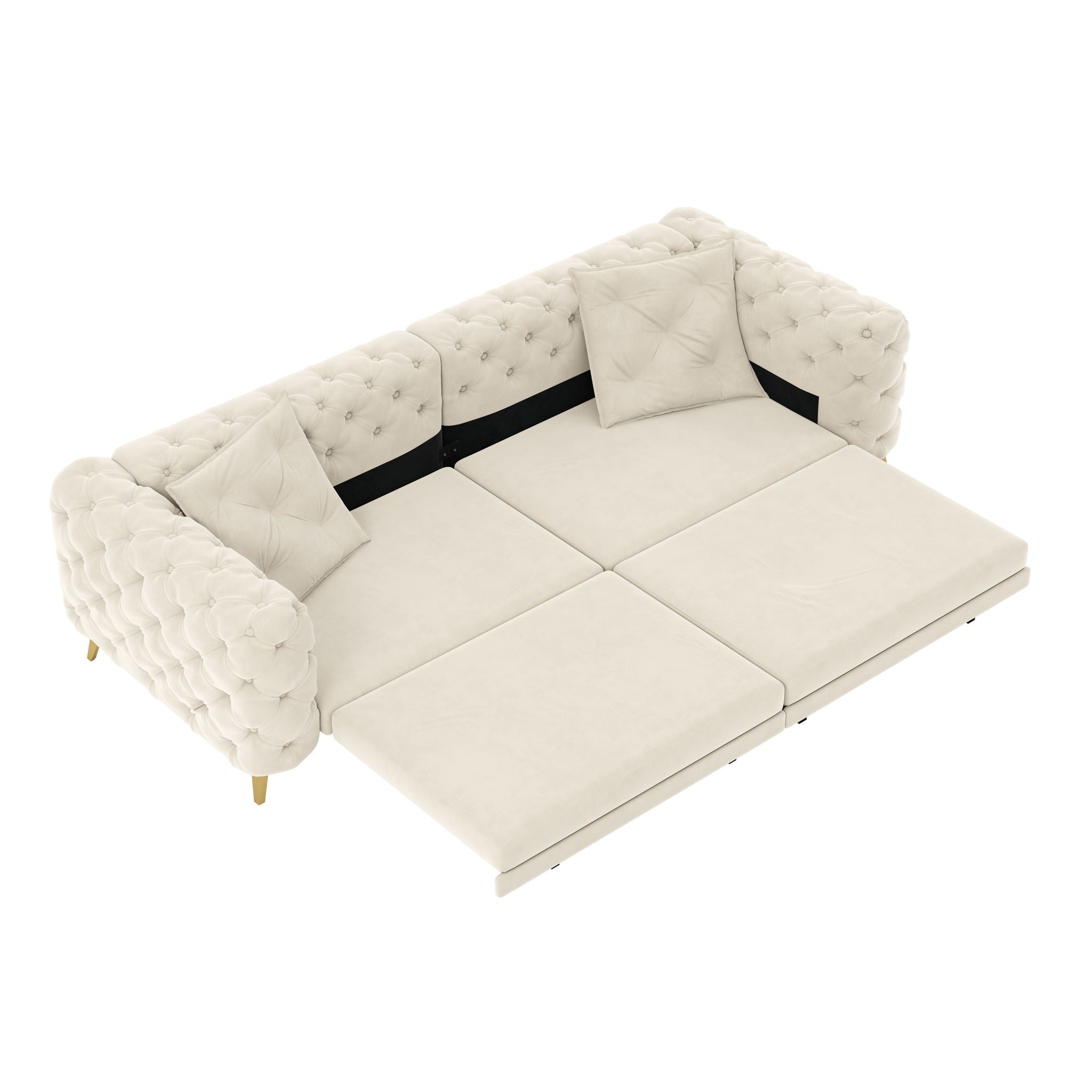 3-In-1 Convertible Sleeper Sofa