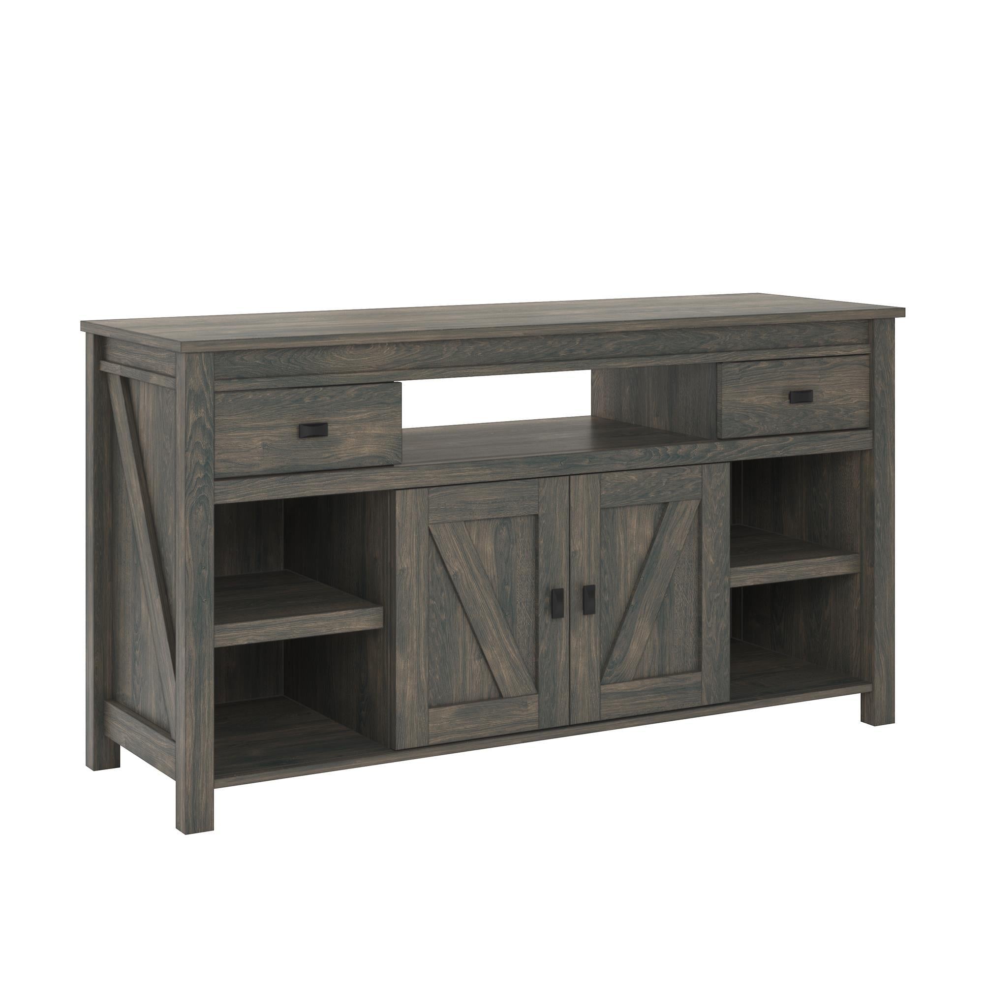 Farmington - TV Stand For TVs Up To 60" - Oak