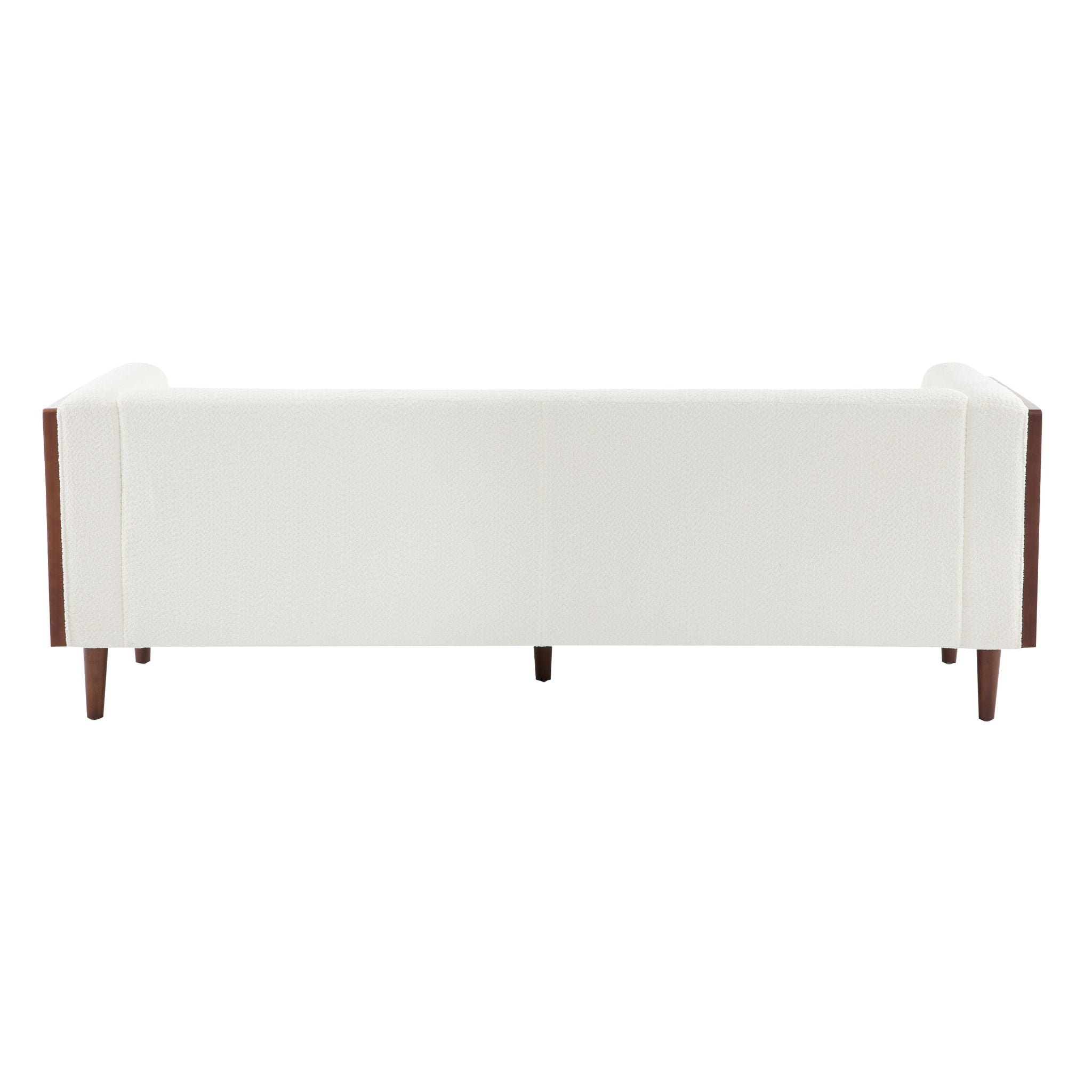 Contemporary 3 Seater Sofa With Tufted Design
