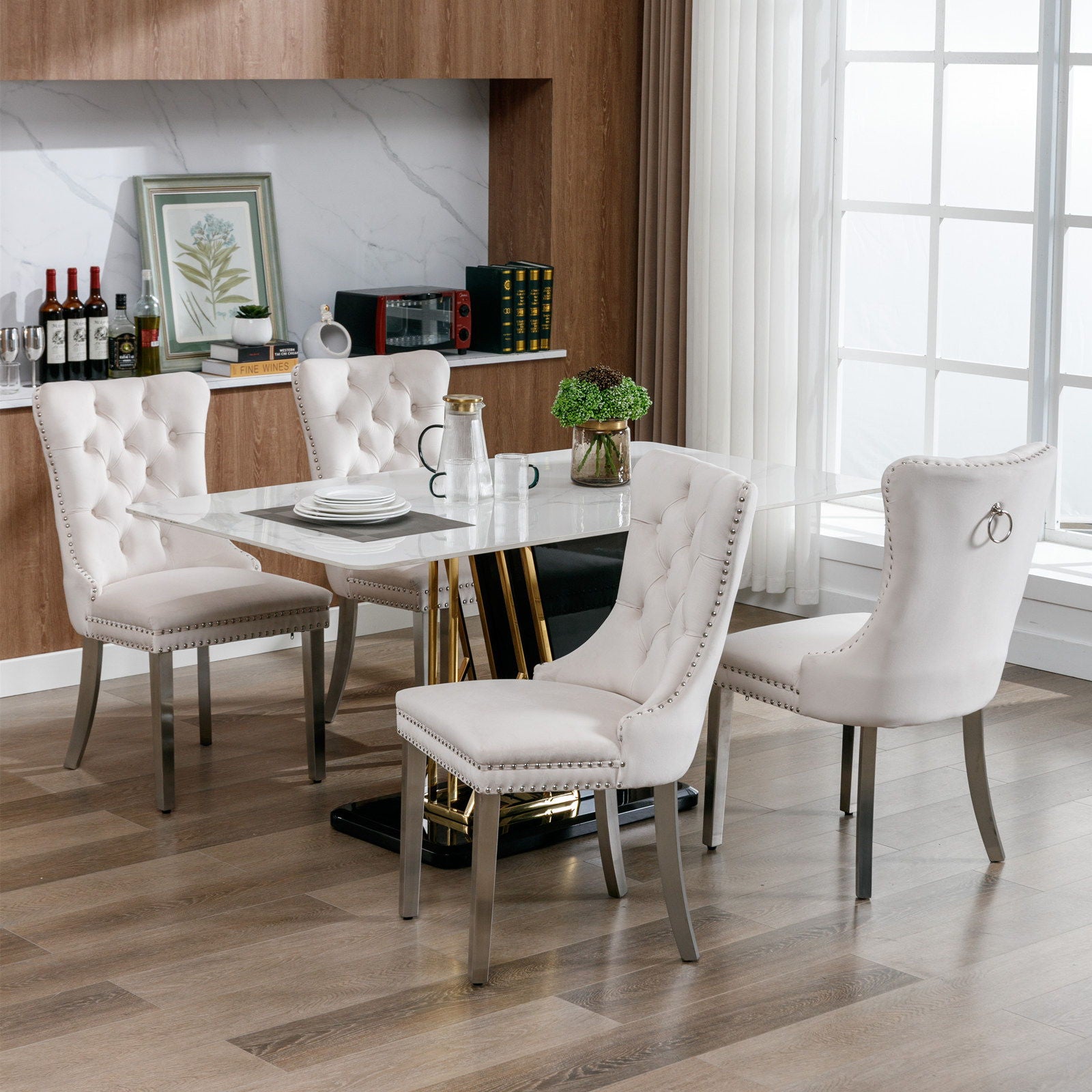 Nikki - Contemporary Upholstered Dining Chair (Set of 2)
