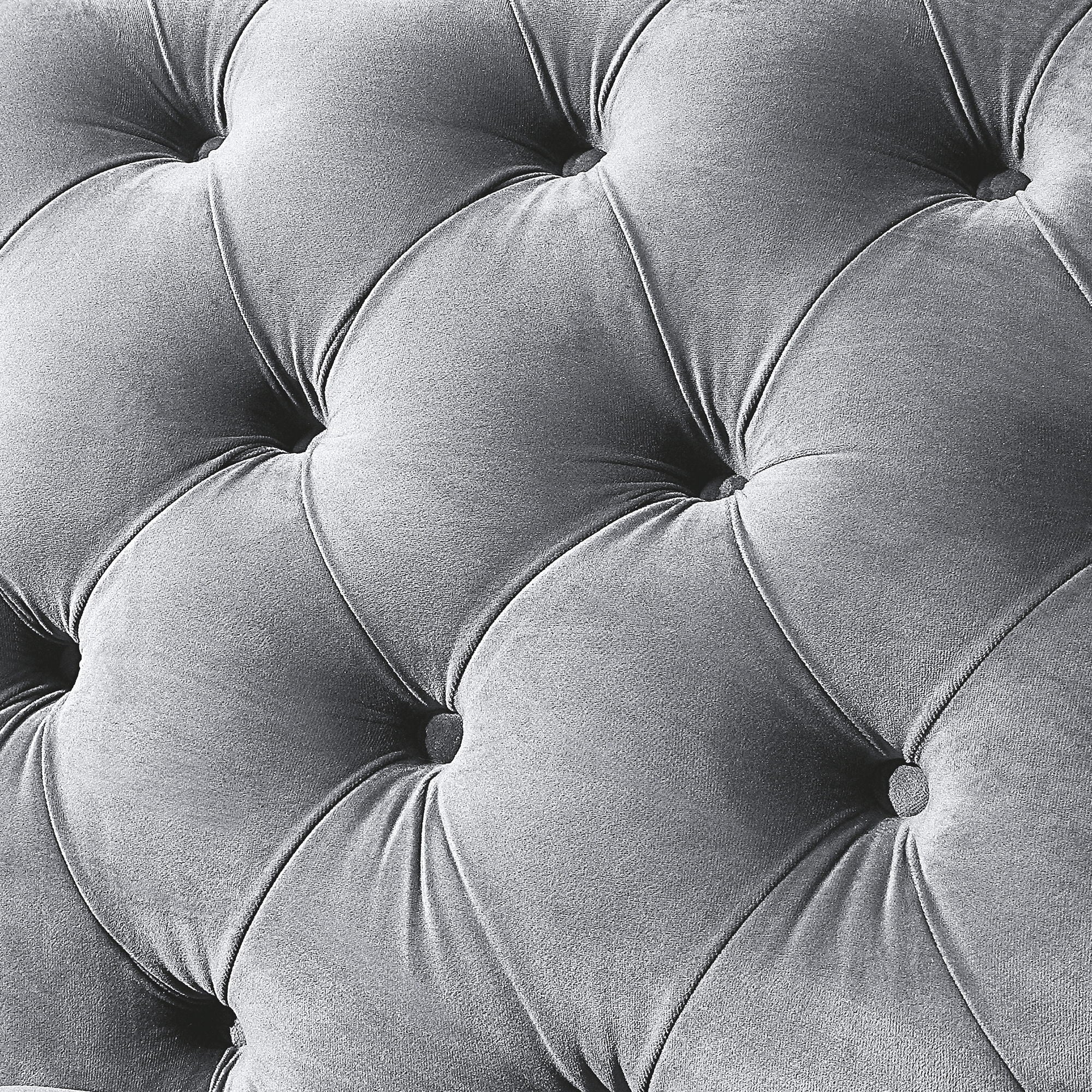 Accent Chair With Button Tufted Diamond Grid & 1 Pillow For Living Room