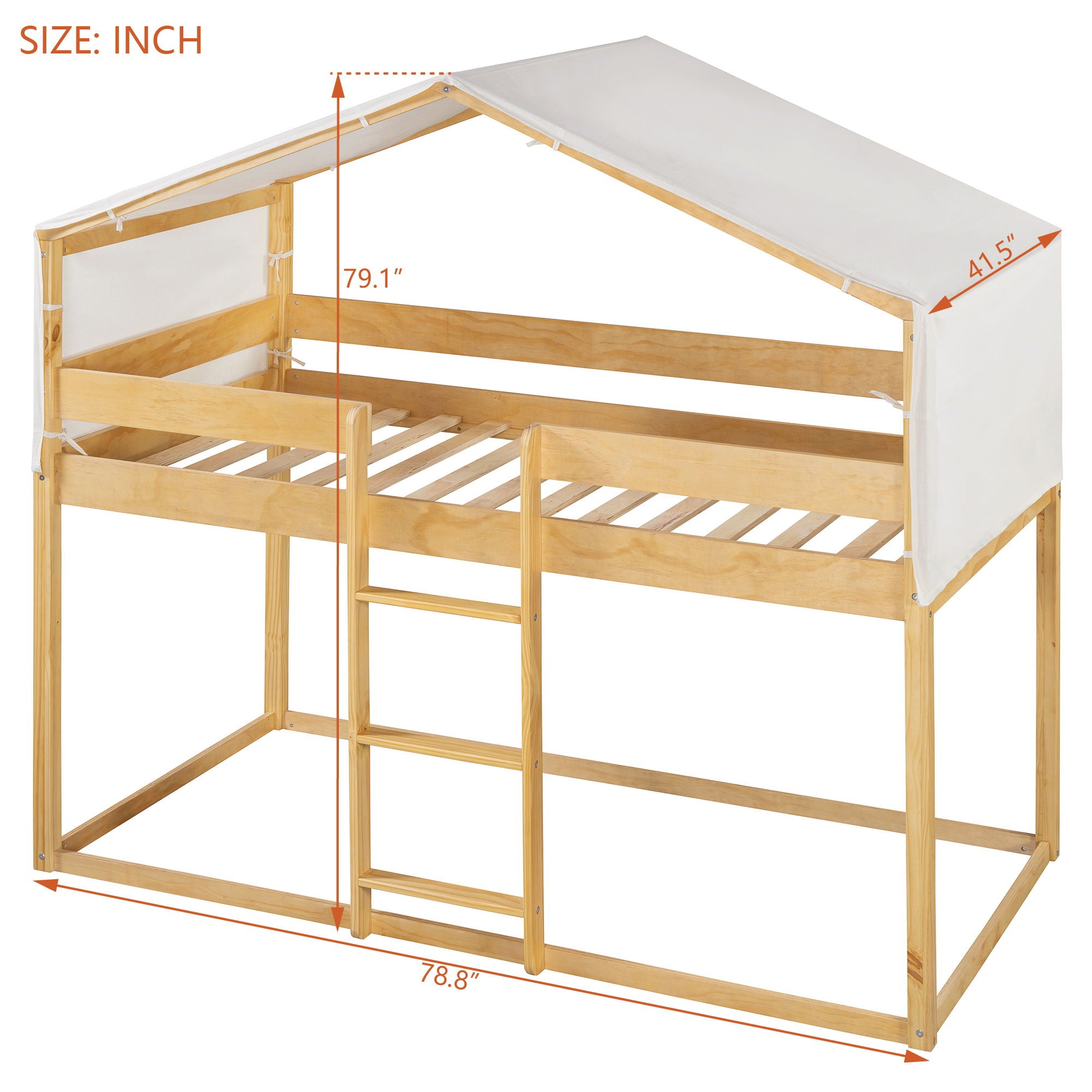 Bunk Bed With Tent