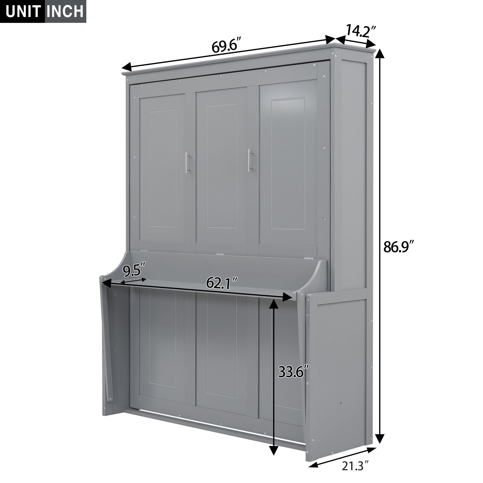 Murphy Bed With Shelf