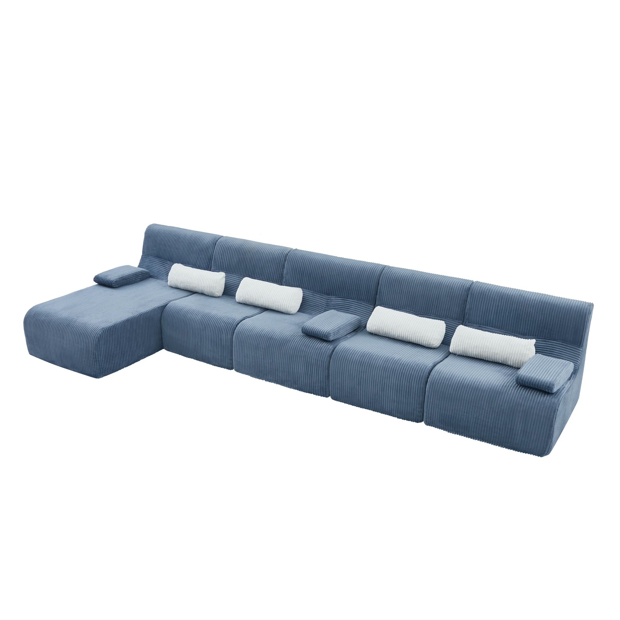 Oversized Sectional Sofa, Living Room Seating With Modular Design
