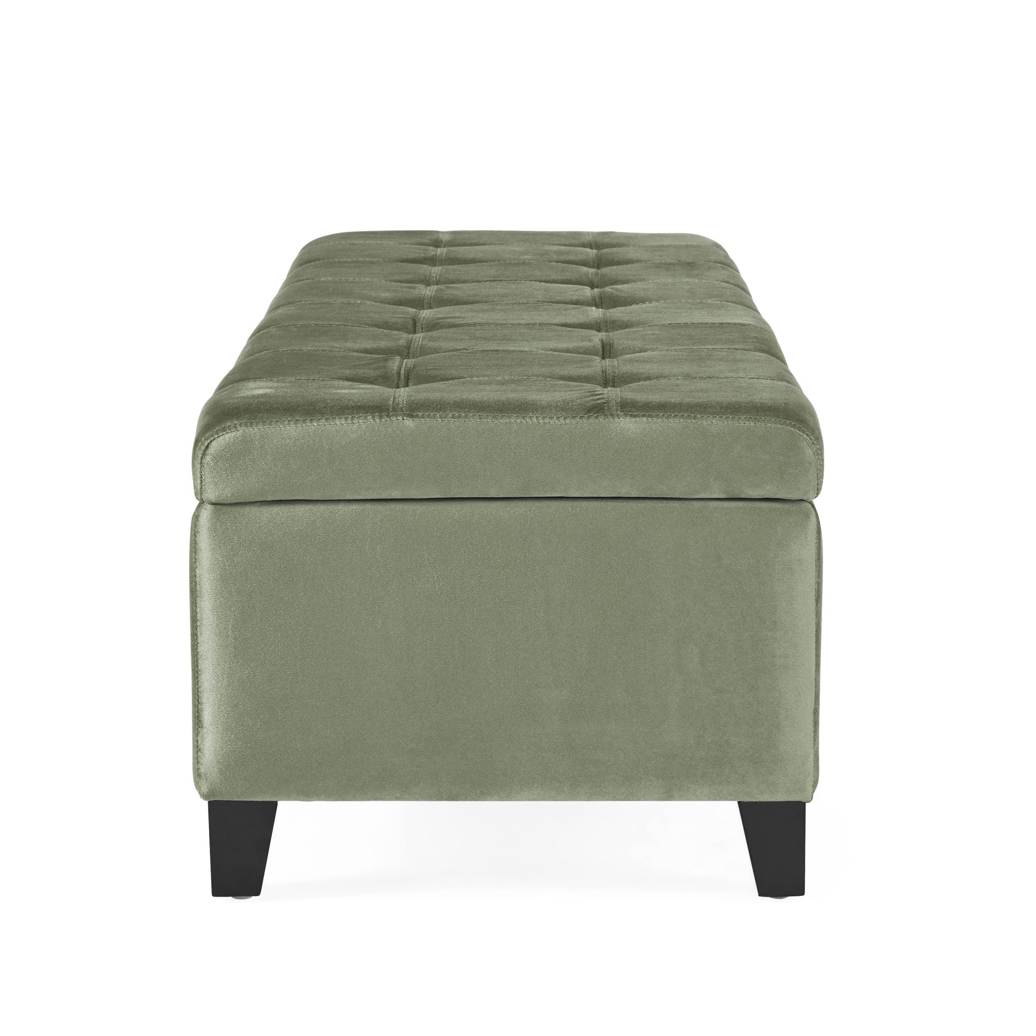 Wendover - Elegant Tufted Storage Bench With Lift-Up Top And Birch Wood Legs
