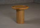 Modrest Electra - Modern Round Rubberwood End Table
