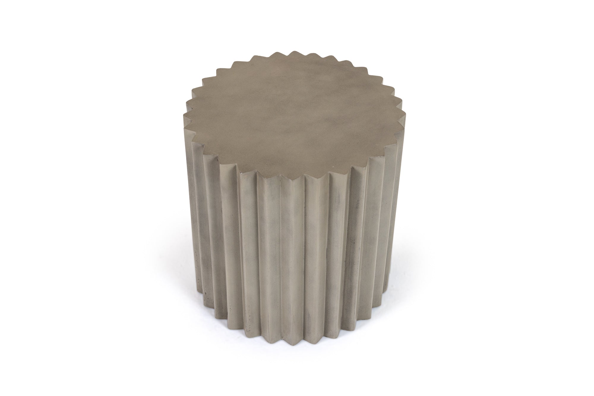 Modrest Evadale - Modern Grey Concrete End Table