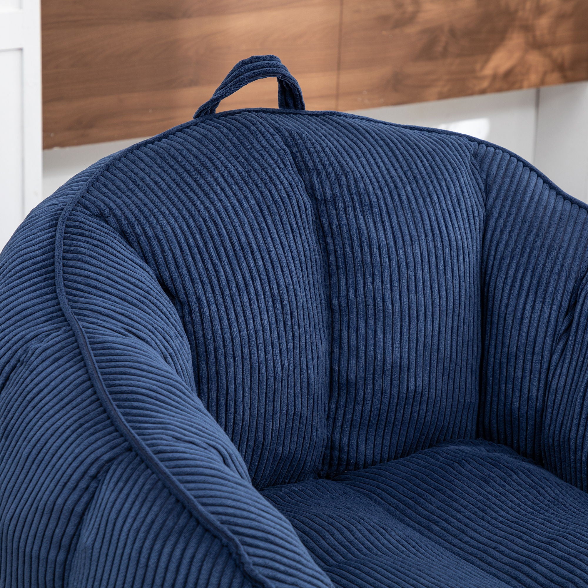 Giant Bean Bag Chair Sofa For Living Room - Dark Blue