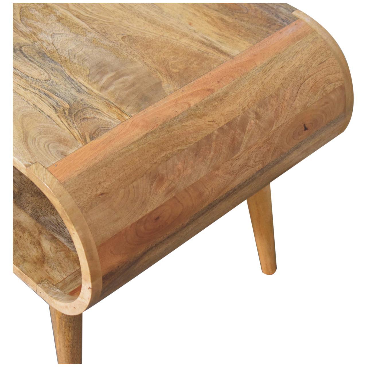 Solid Wood Open Coffee Table