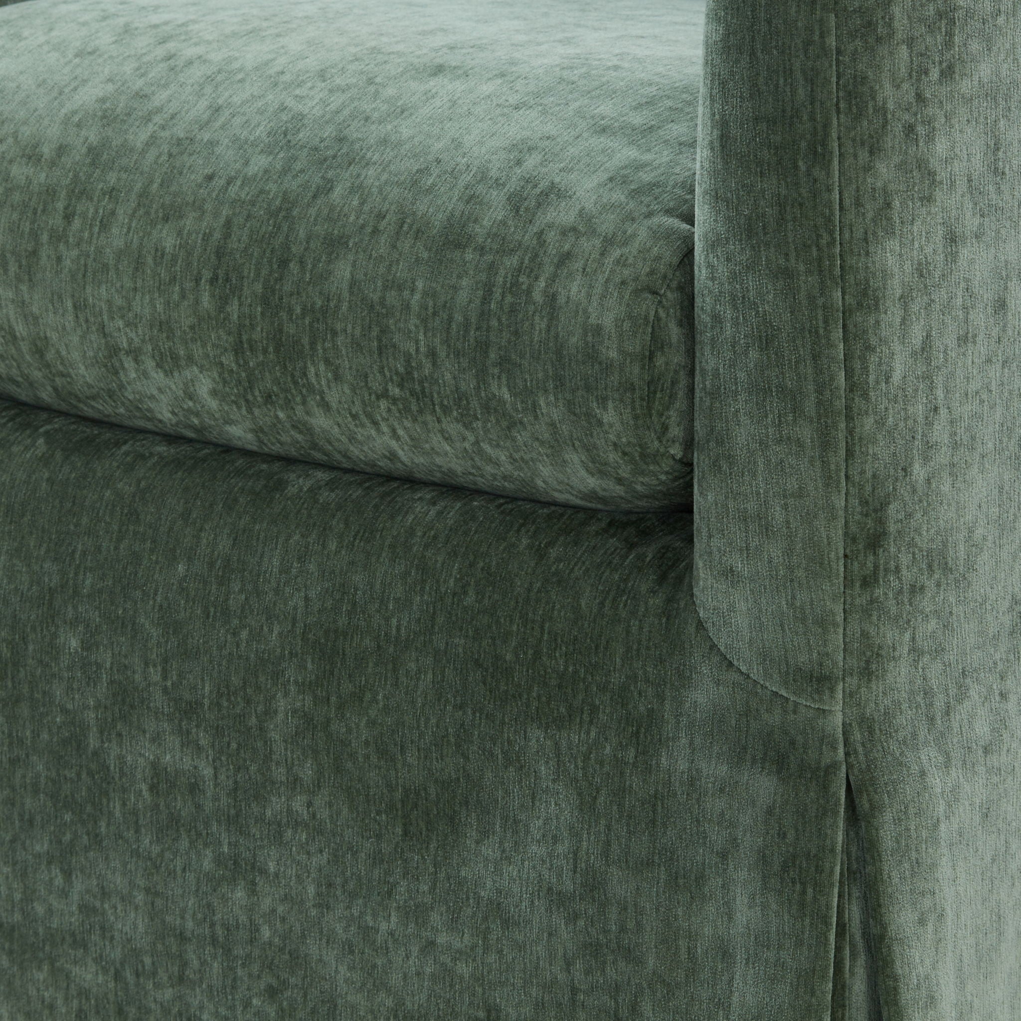 Luisa - Skirted Swivel Accent Chair