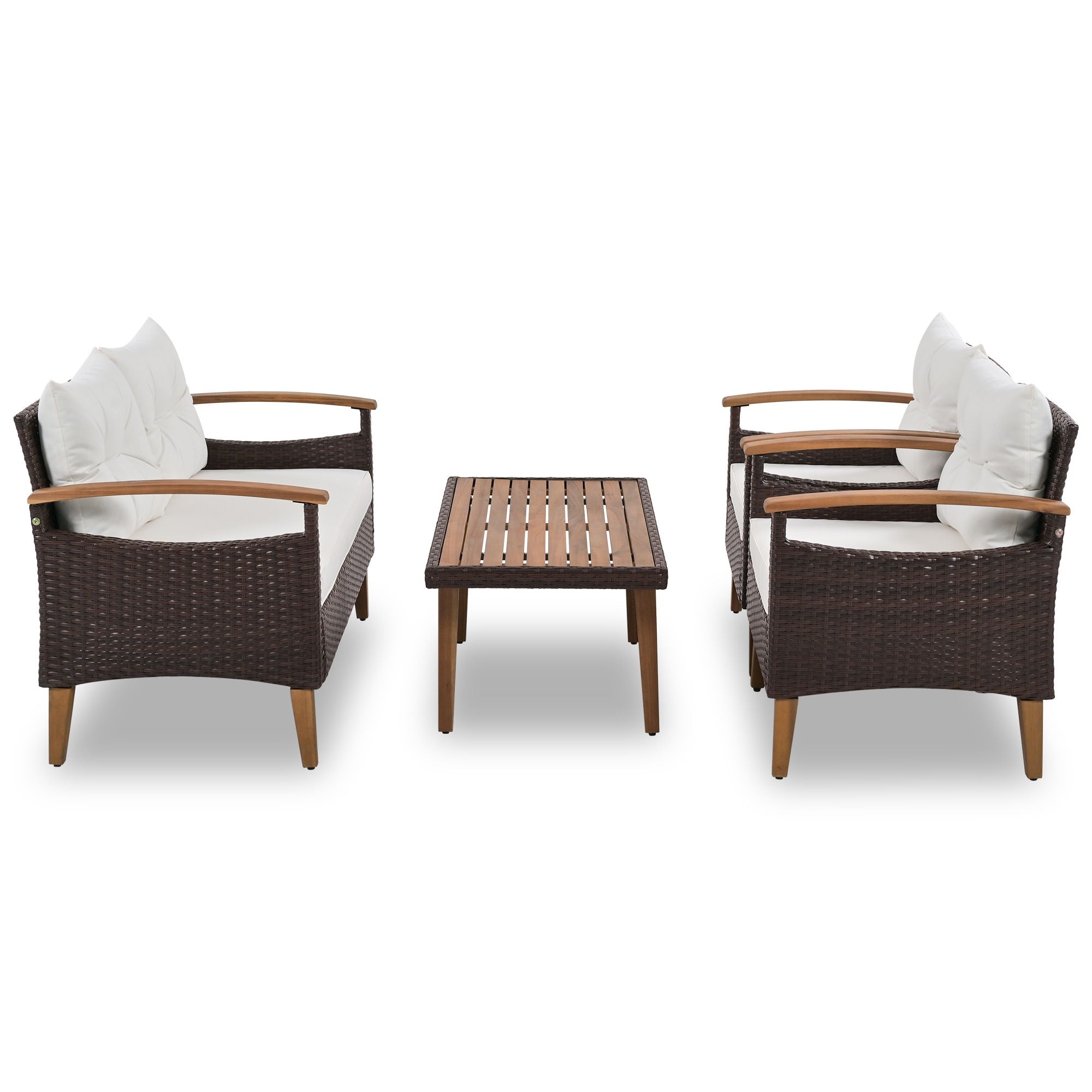 4 Piece Garden Furniture, Patio Seating Set