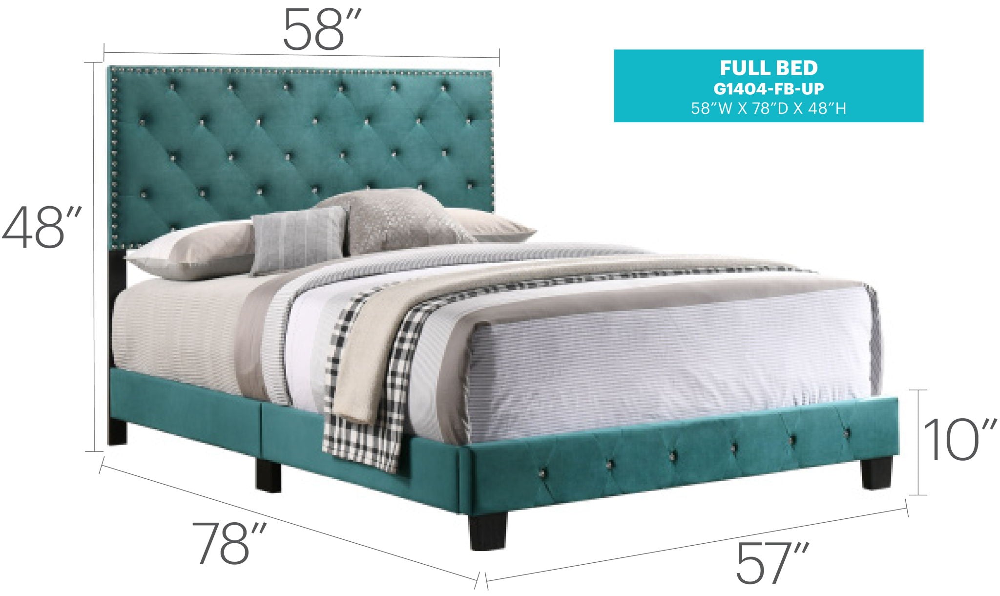 Luxurious Upholstered Bed
