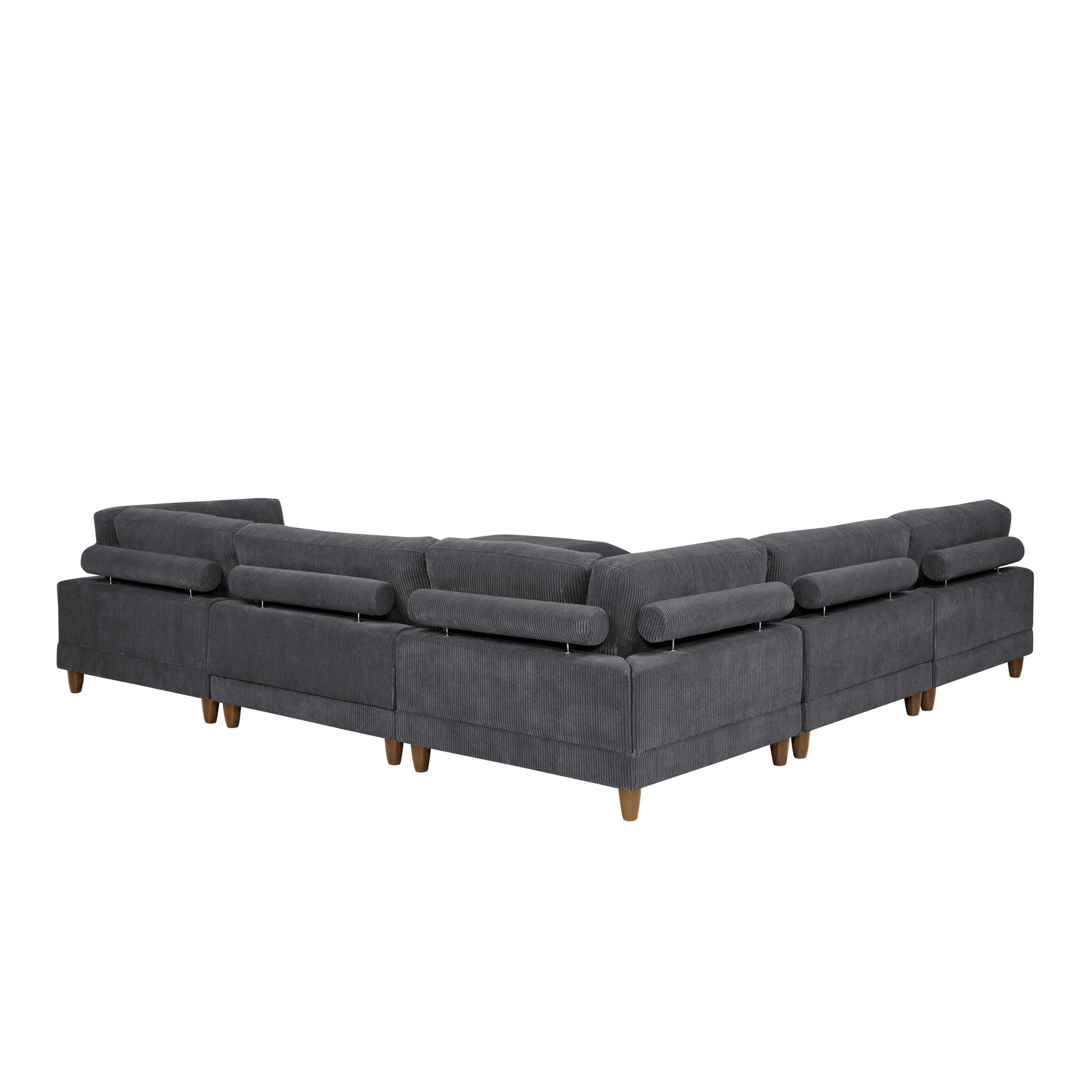 Modern Modular Sectional With Adjustable Back Support
