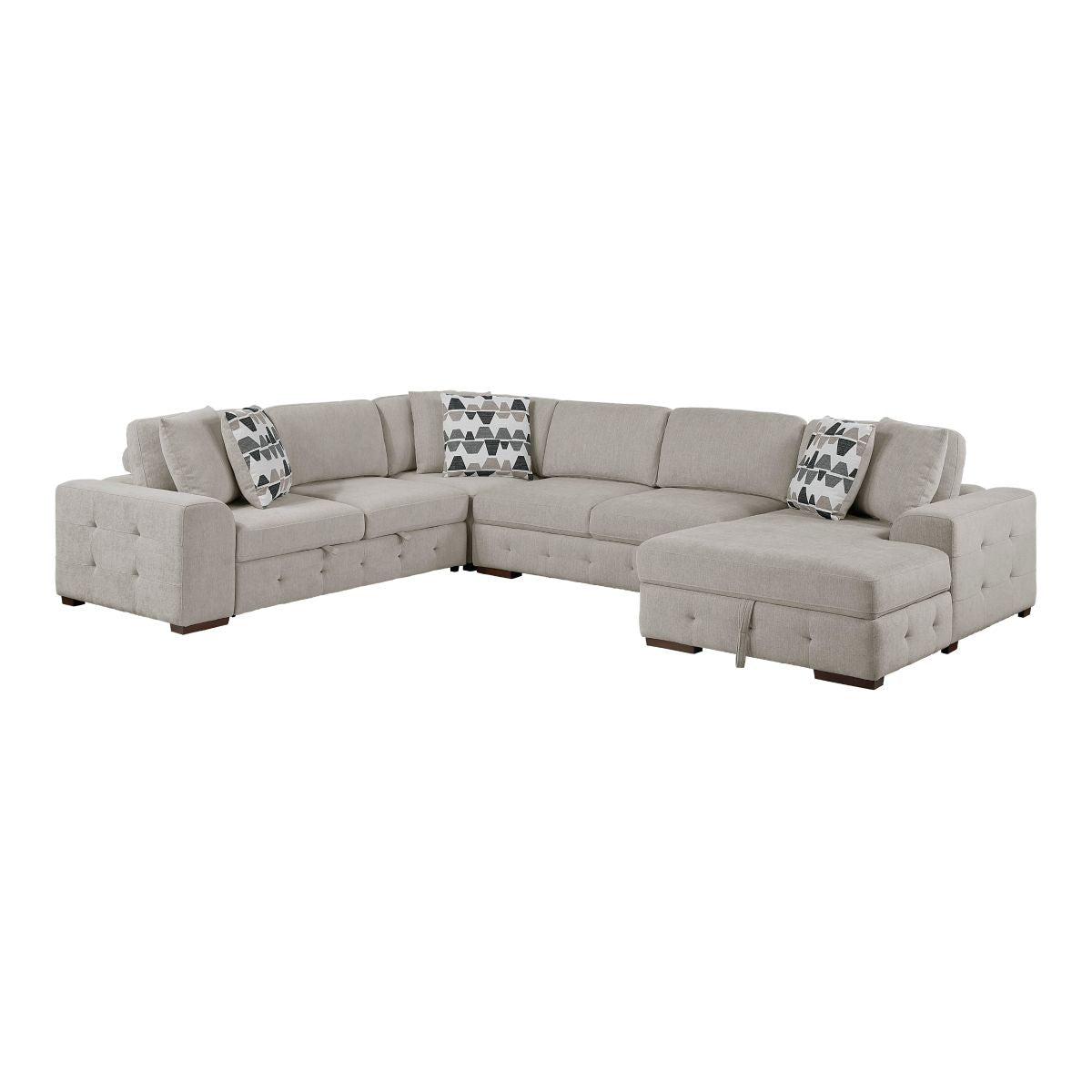 Raife - Sectional With Ottoman
