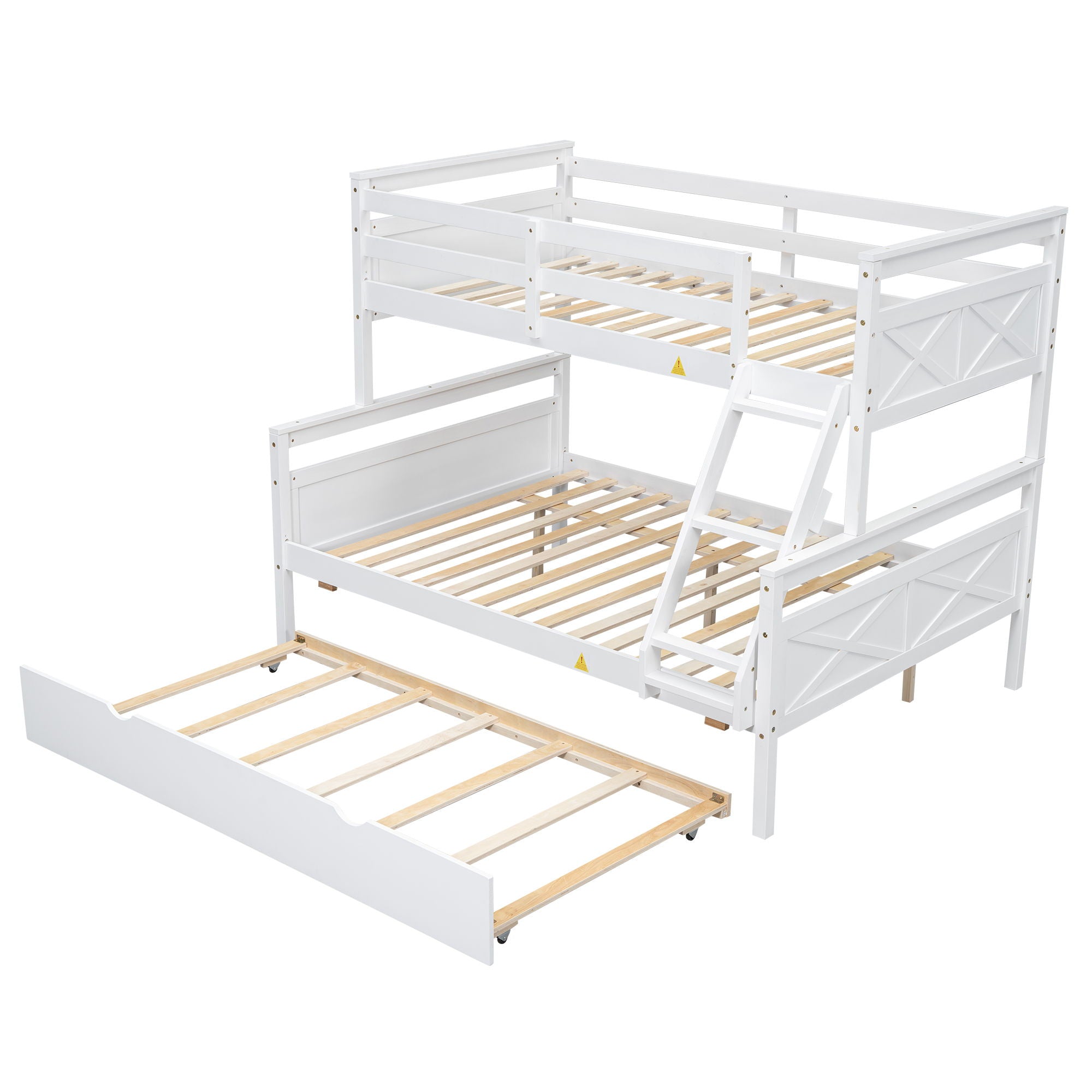 Bunk Bed & Ladder And Safety Guardrail