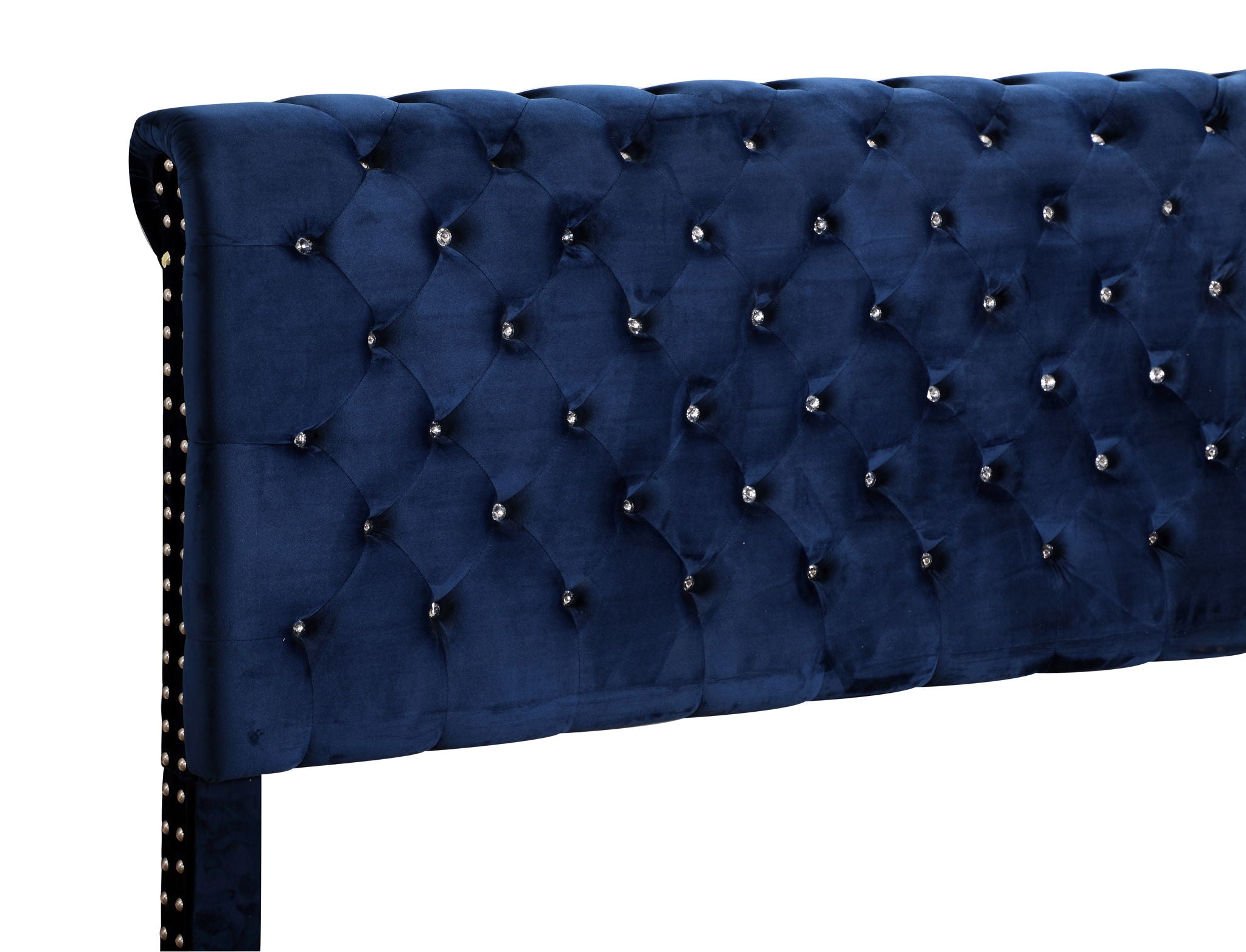 Elegant Transitional Upholstered Bed
