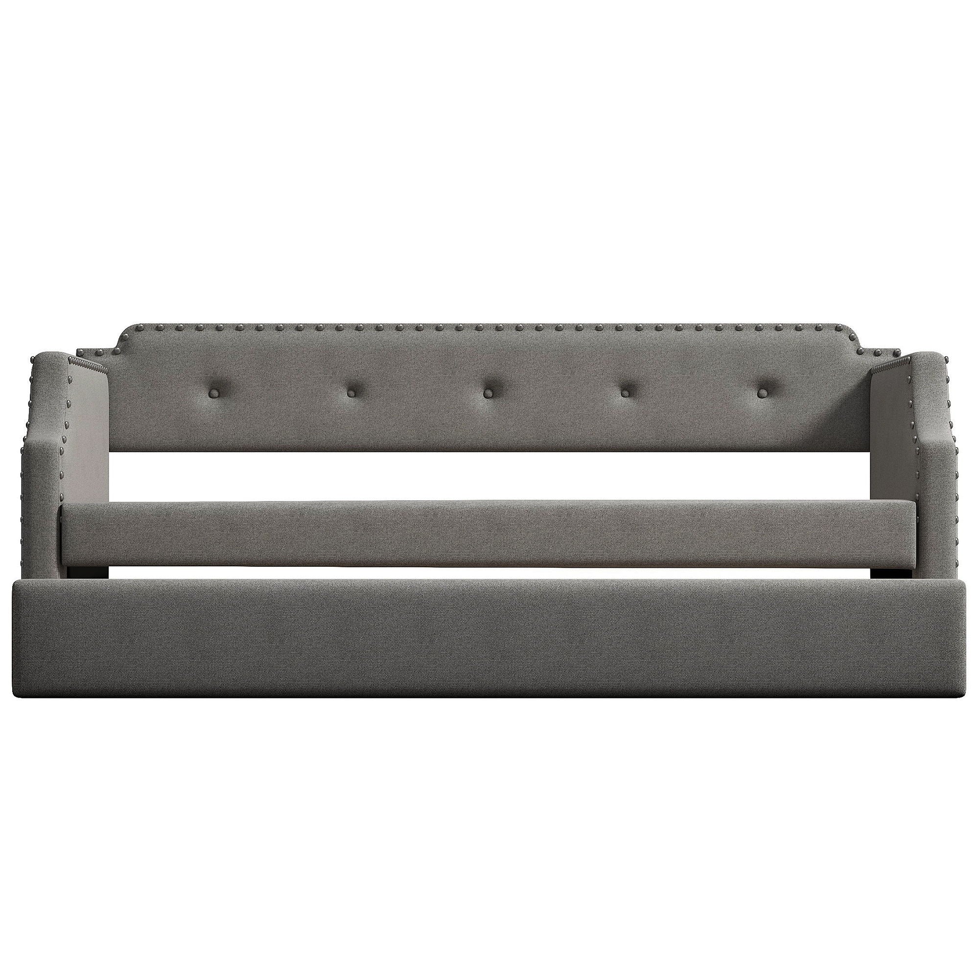 Upholstered Daybed With Trundle