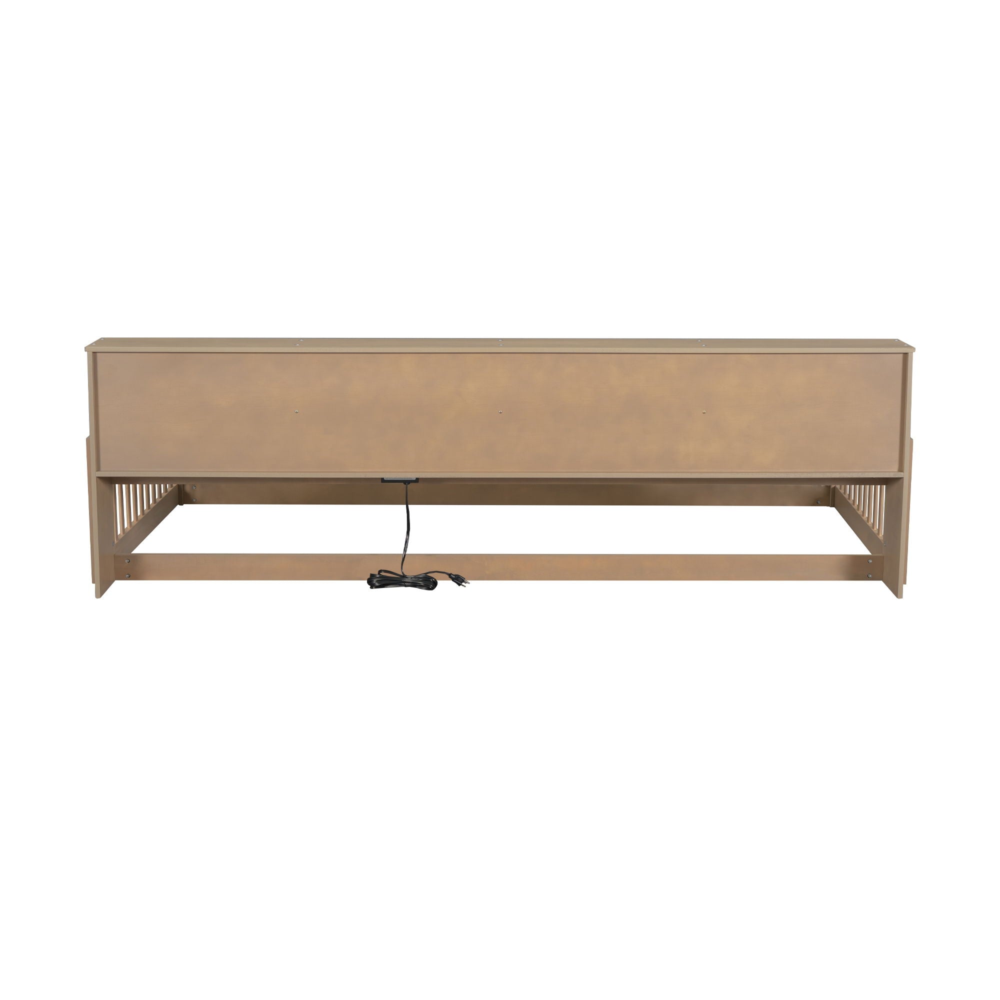 Floor Bed With Storage Cabinets And USB Ports