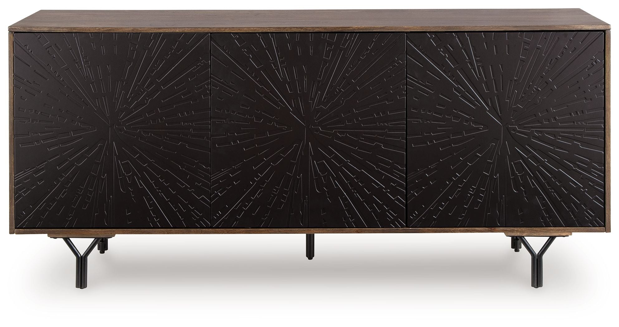 Lavinmont - Accent Cabinet - Multi Brown