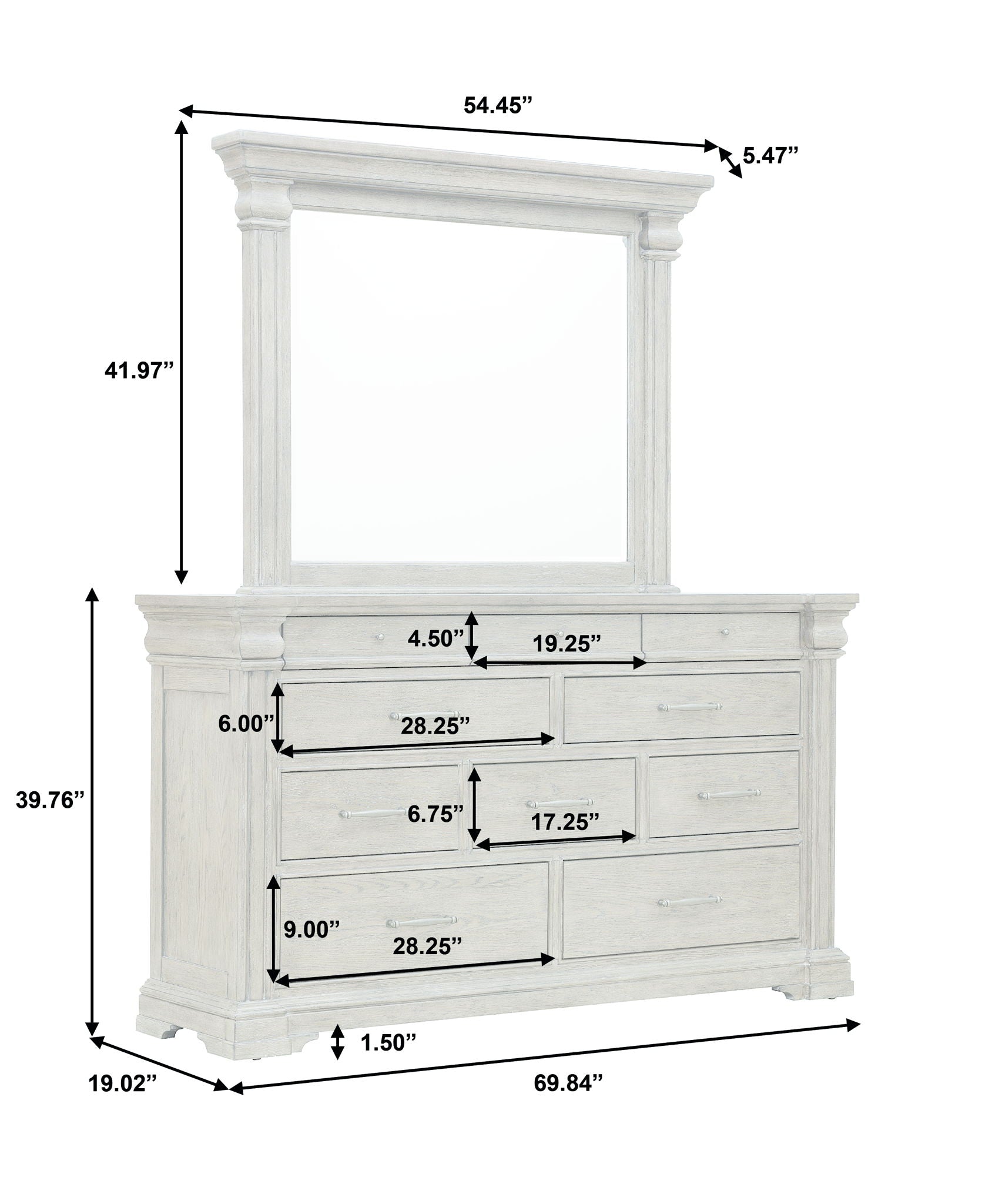 Madison Ridge - 10 Drawer Dresser
