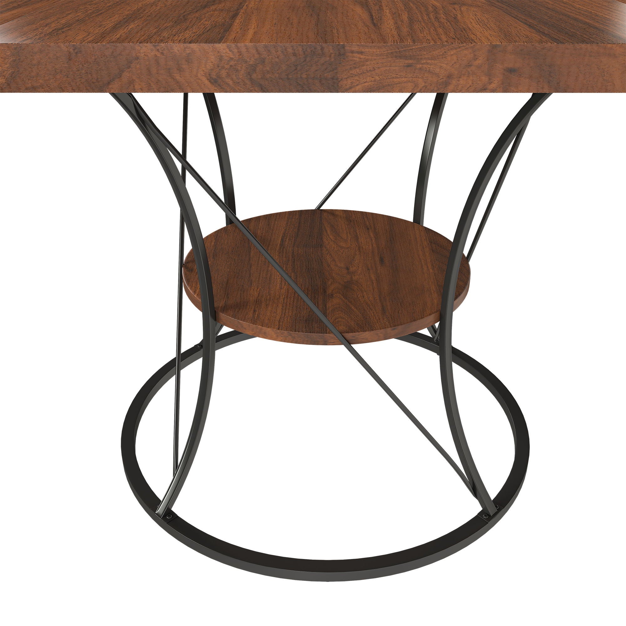 Round Extendable Dining Table Set With Chairs