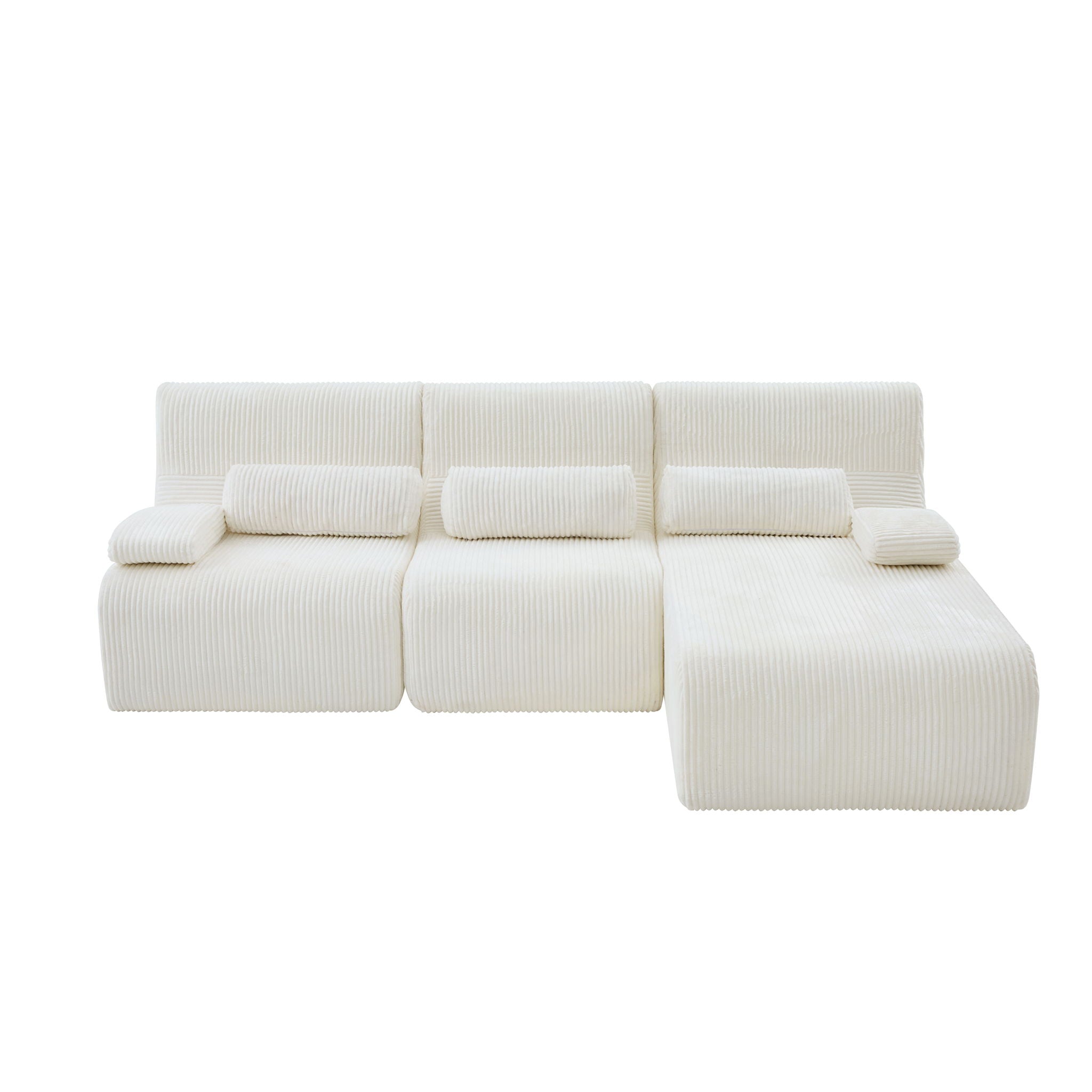 Oversized Sectional Sofa, Living Room Seating With Modular Design