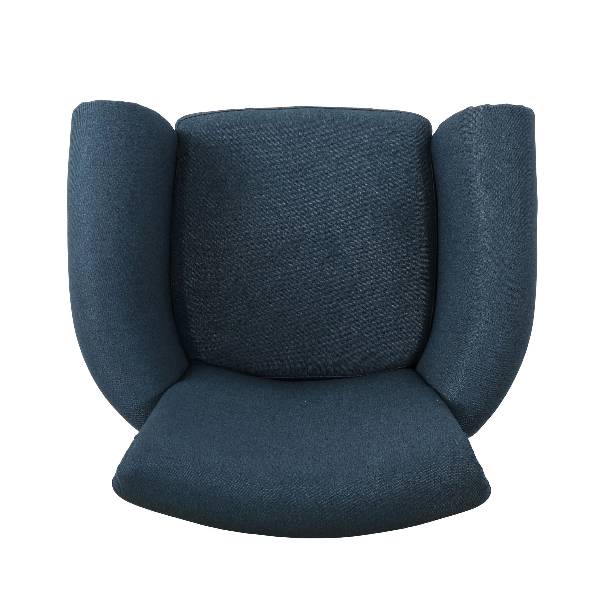 Elegant Club Chair With Nailhead Trim And Birch Wood Legs