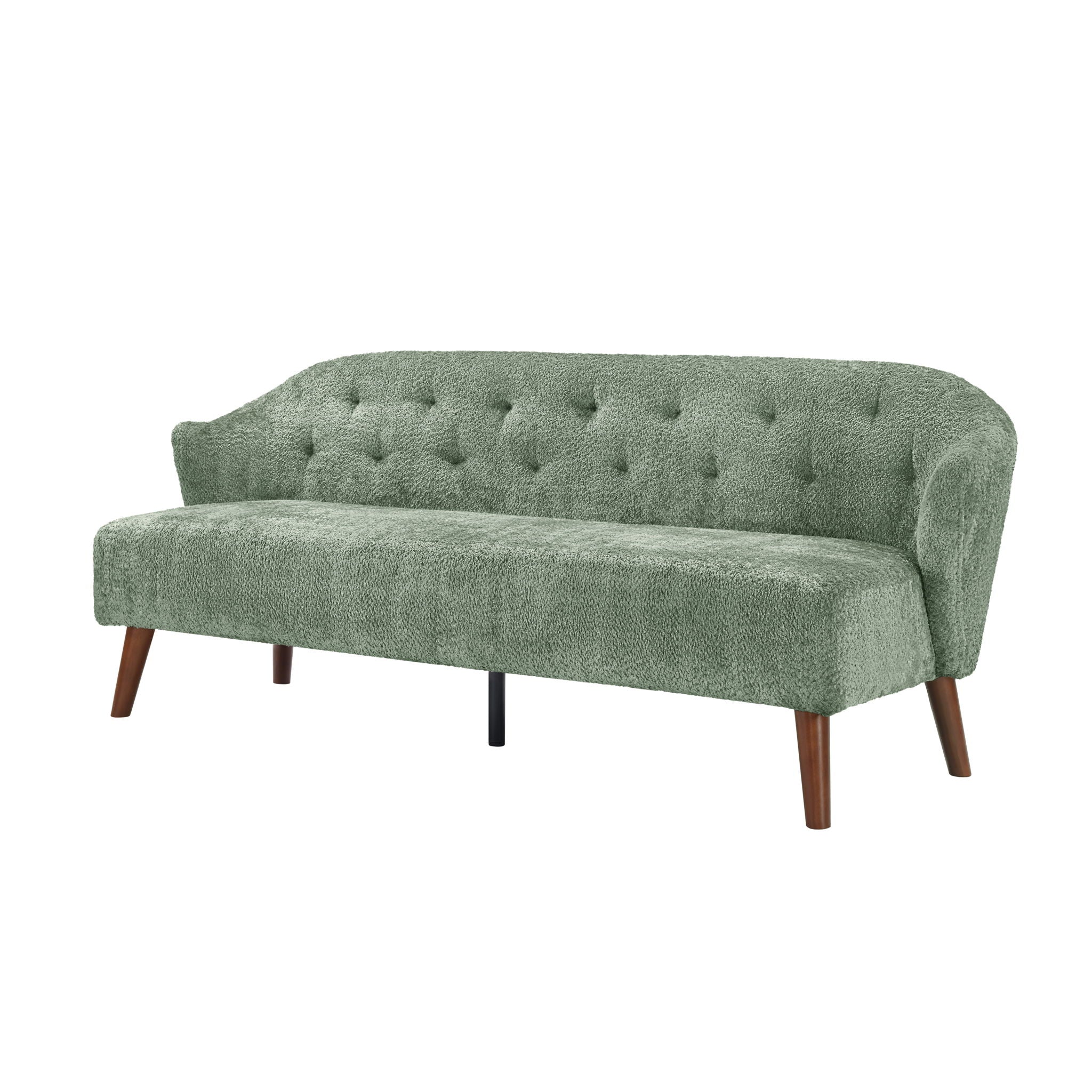 3 Seater Tufted Upholstered Couch Comfy Living Room Sofa