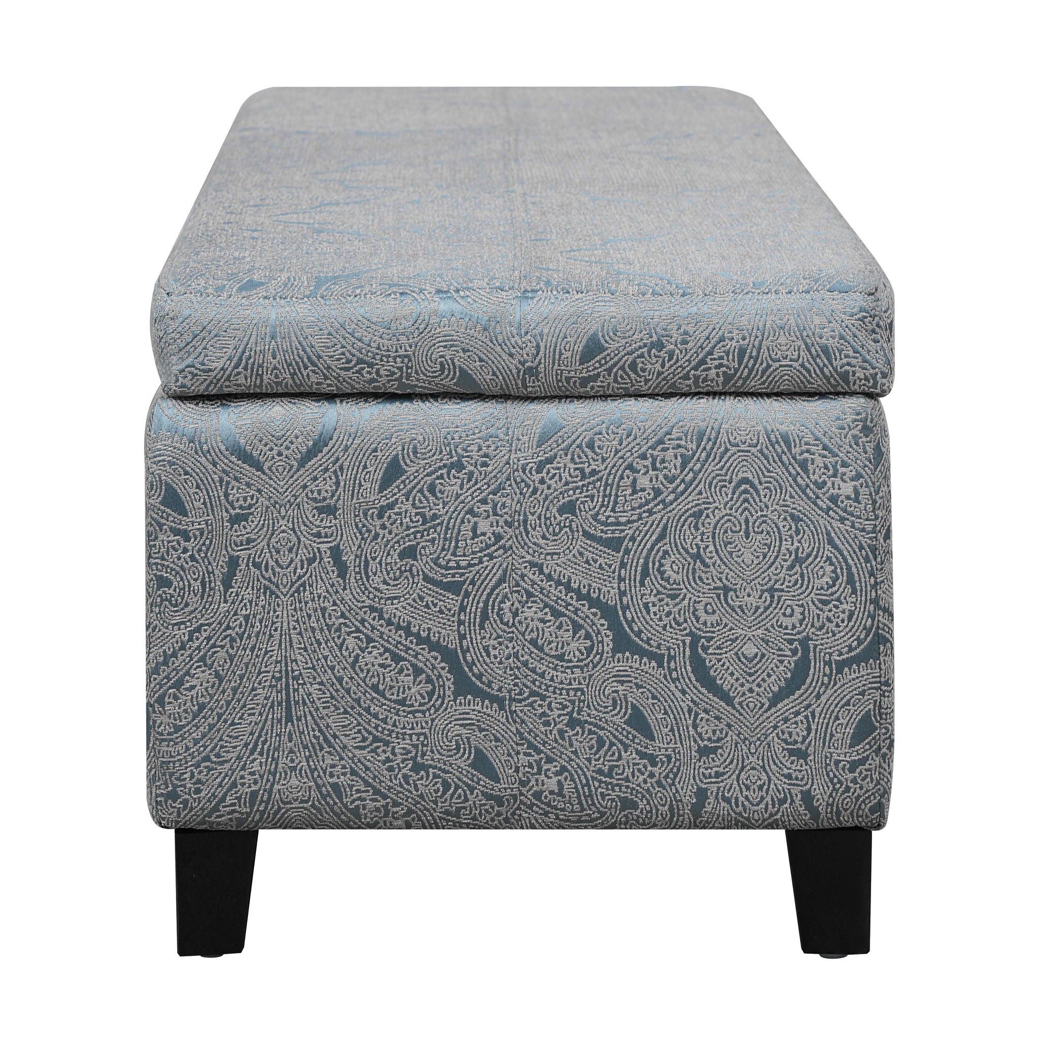 Indoor Storage Ottoman Bench With Hidden Storage - Pattern
