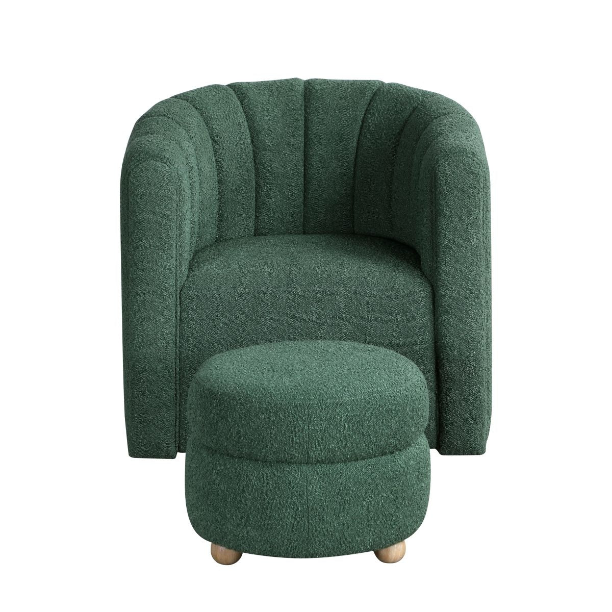 Delaney - Swivel Chair With Ottoman