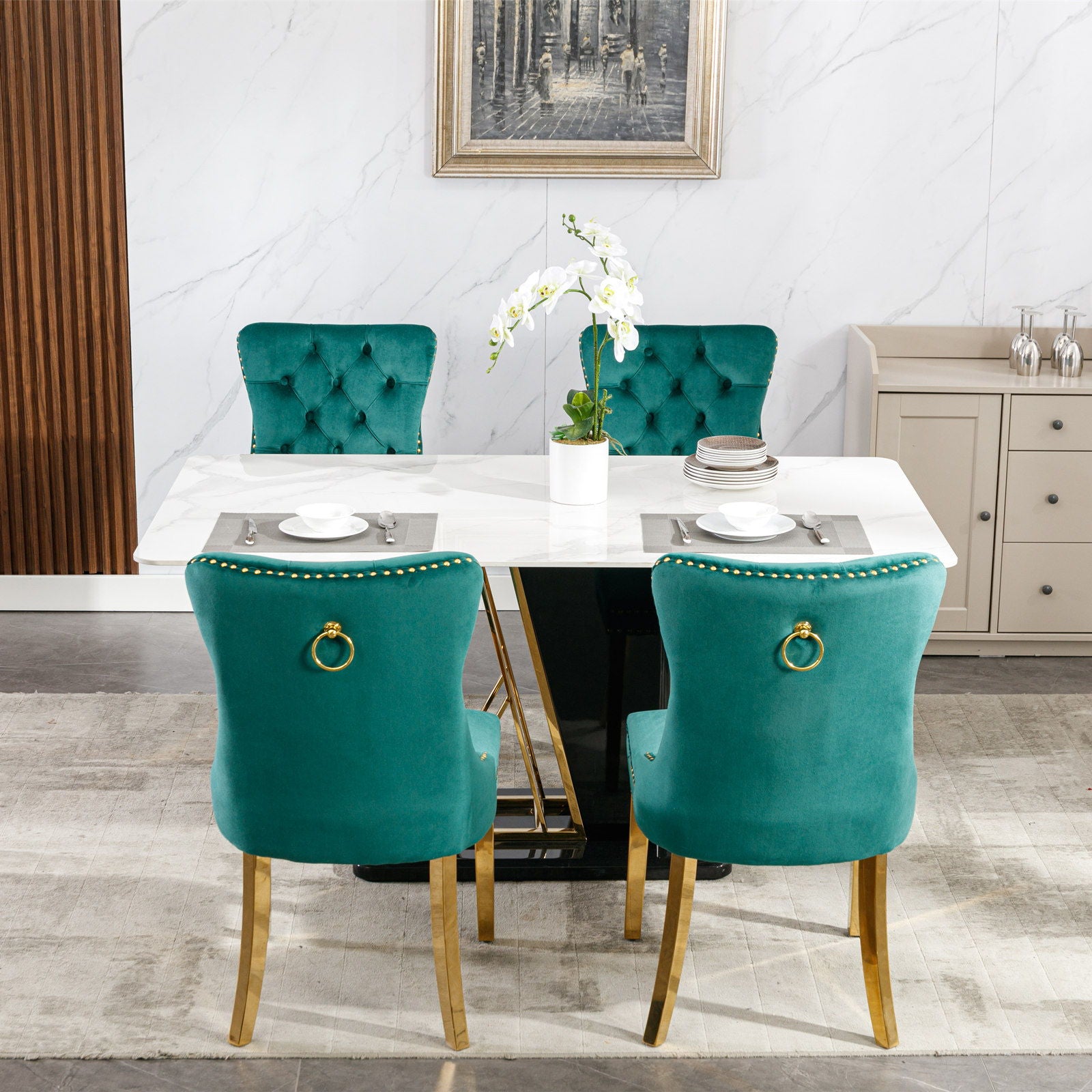 Nikki - Modern, High-End Tufted Dining Chair (Set of 2)