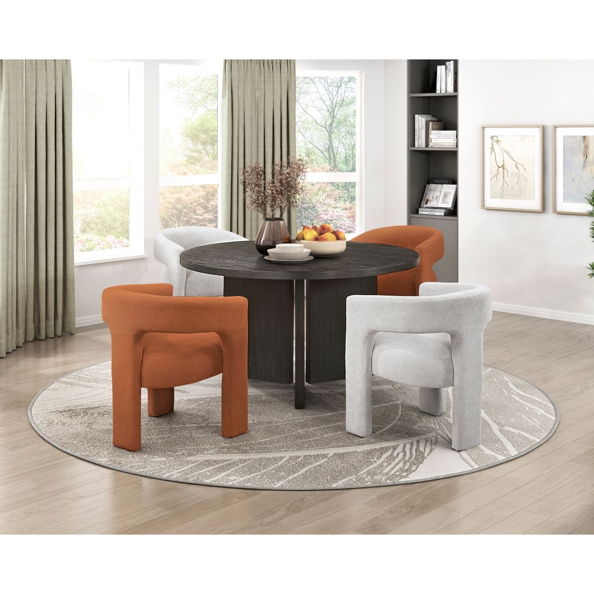 Marais - Round Dining Table - Black