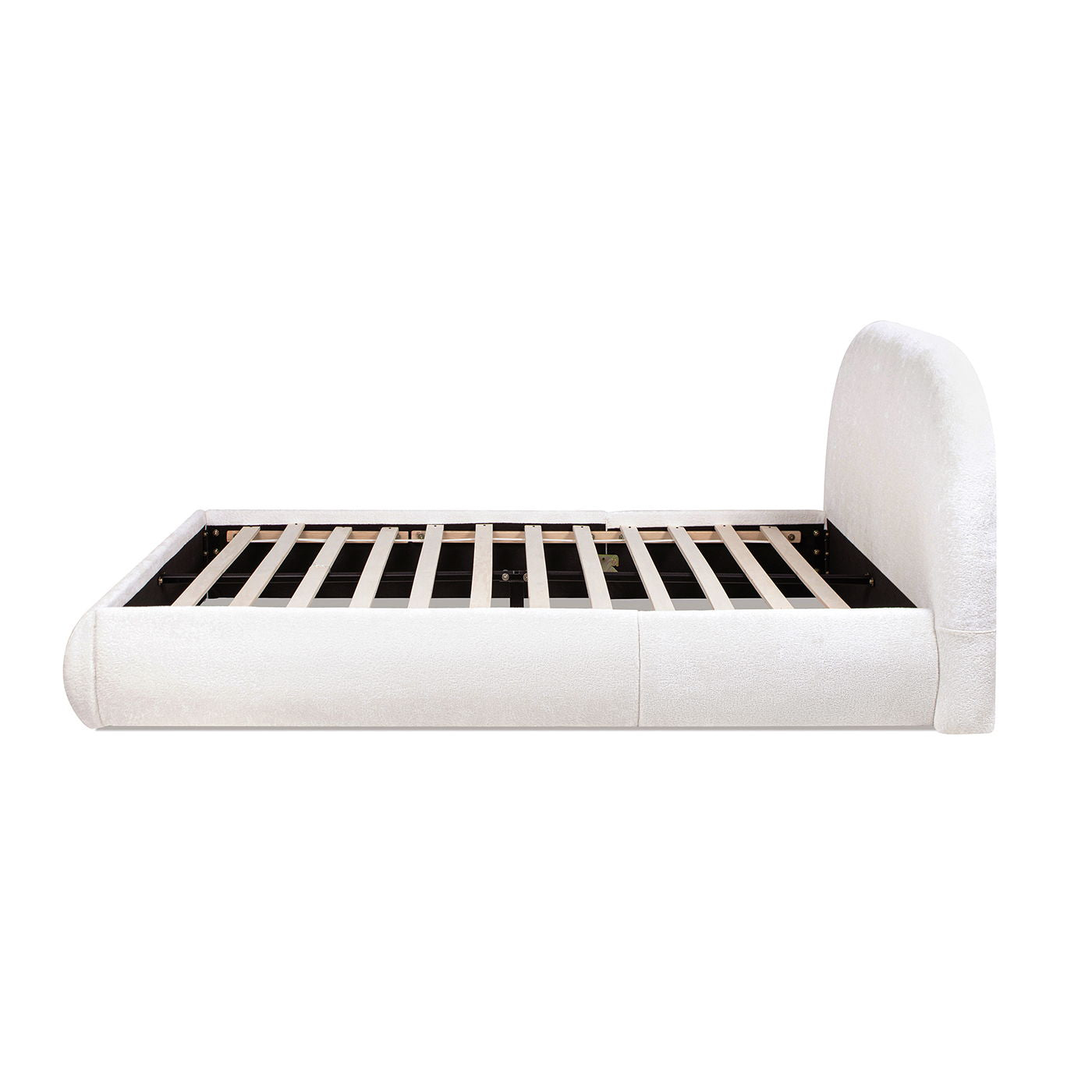 Archie Puffy Grounded - Upholstered Platform Bed